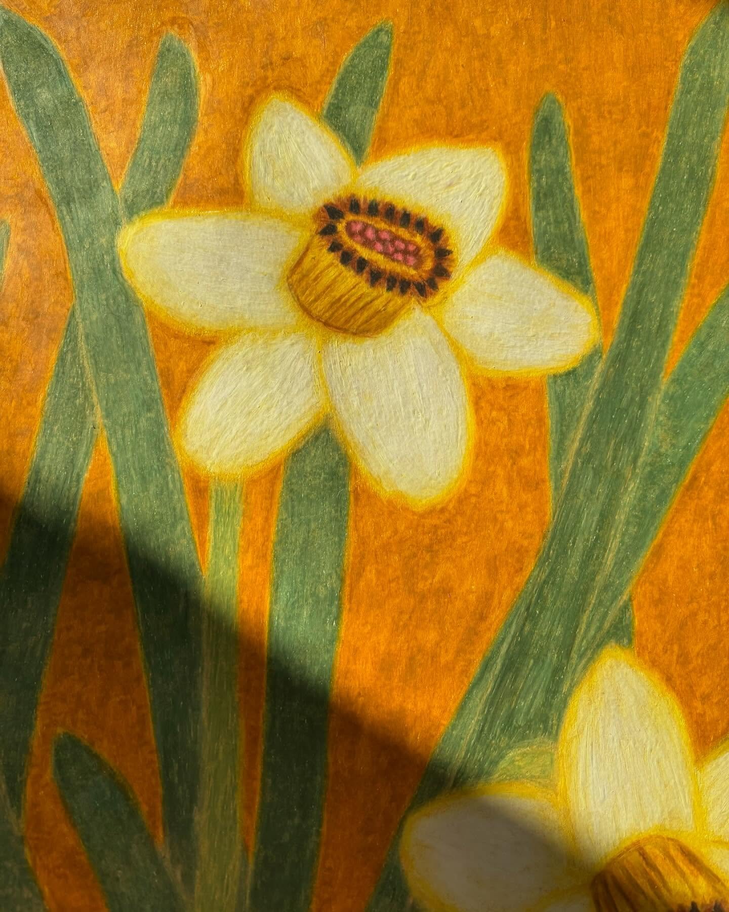 This one is for all of us who need sunshine and soft creamy textures to calm our precious bodies. As a neurodivergent person, art details are one of my most peaceful medicine. 🫧 I could stand for hours with my nose on all kind of art and watch how t