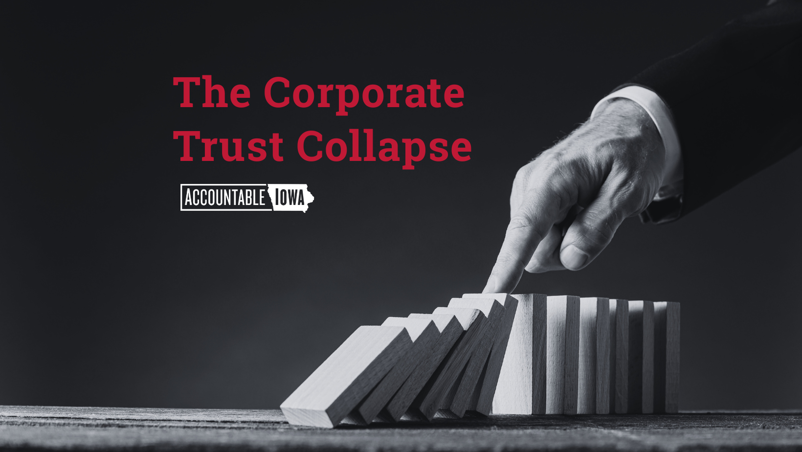 Read the room: Corporate trust is collapsing