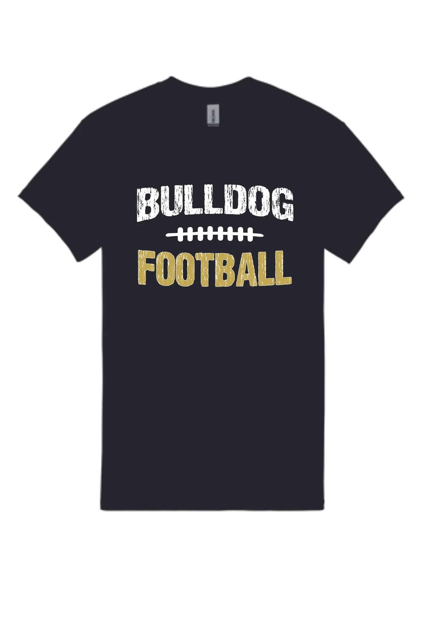 TS-005 - Bulldog Football (Black)