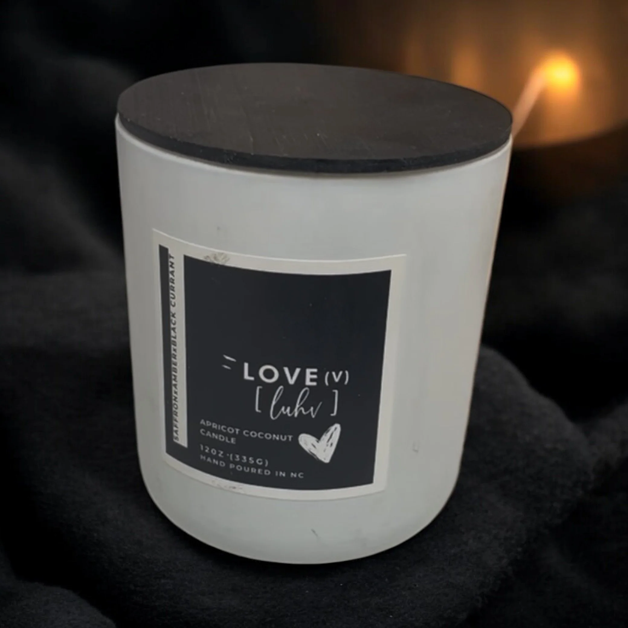 LOVE Large Ceramic Candle