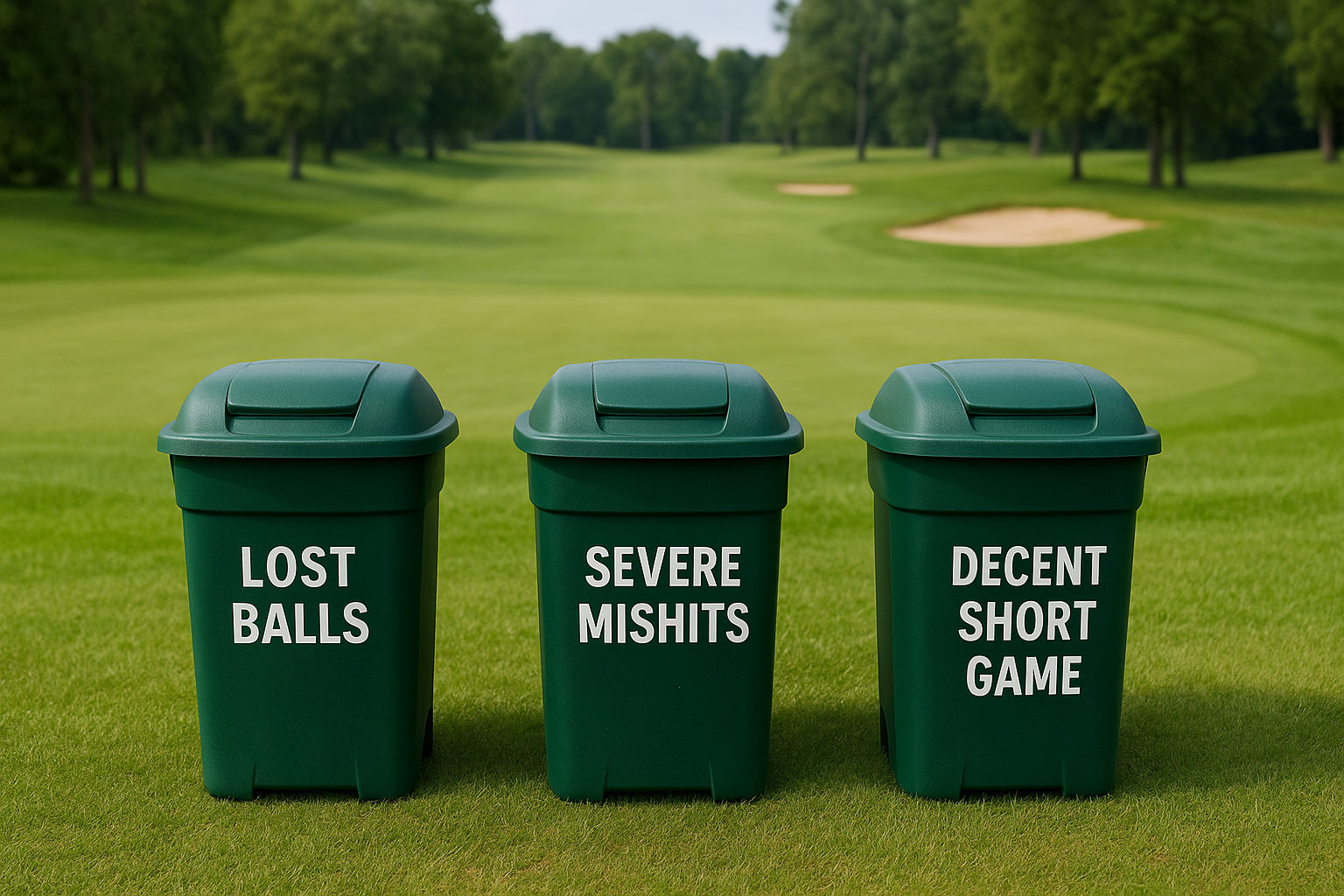 3 Buckets for Bad Shots