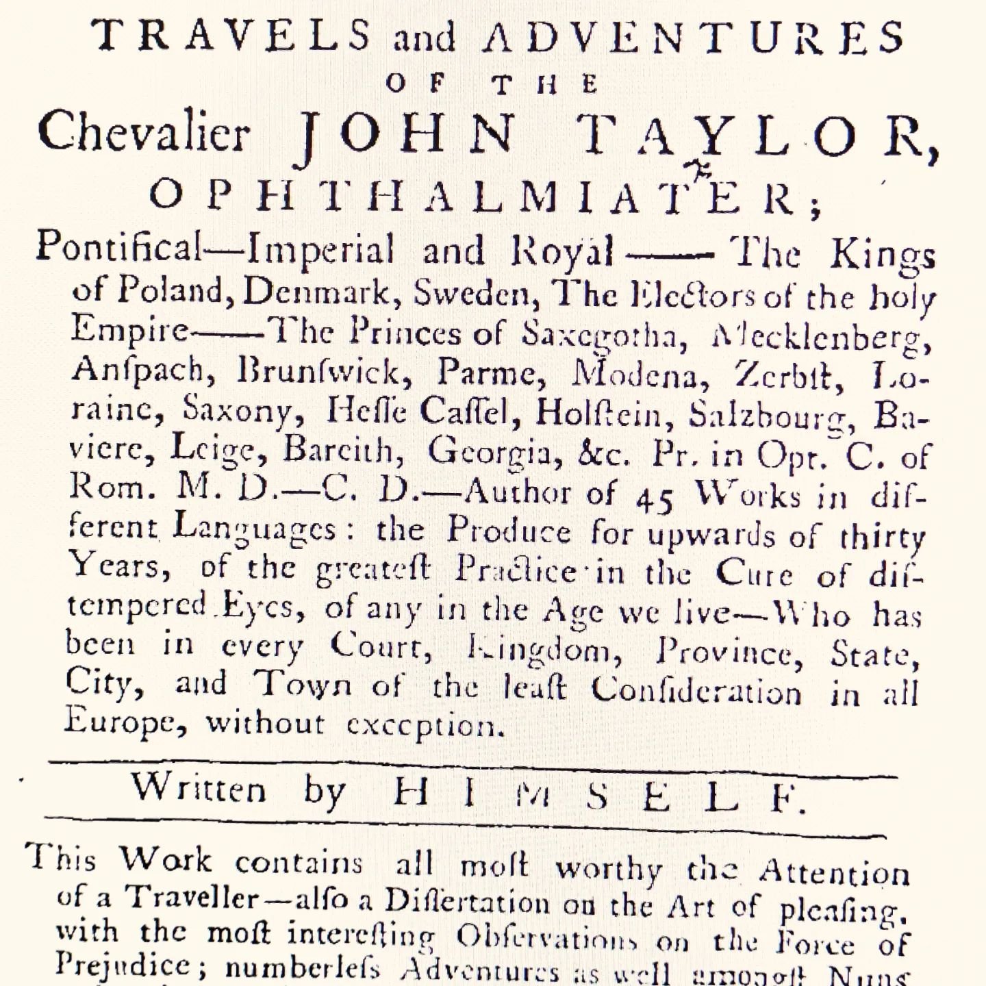 HOW IT STARTED: a strange 18th century autobiography, written by a fraudulent aristocrat.
HOW IT'S GOING: 250 years later, the truth is finally published! (Last chance to get preorder discount!)
