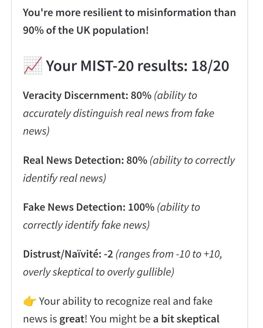 This was an interesting test to do. Only takes 5 mins...