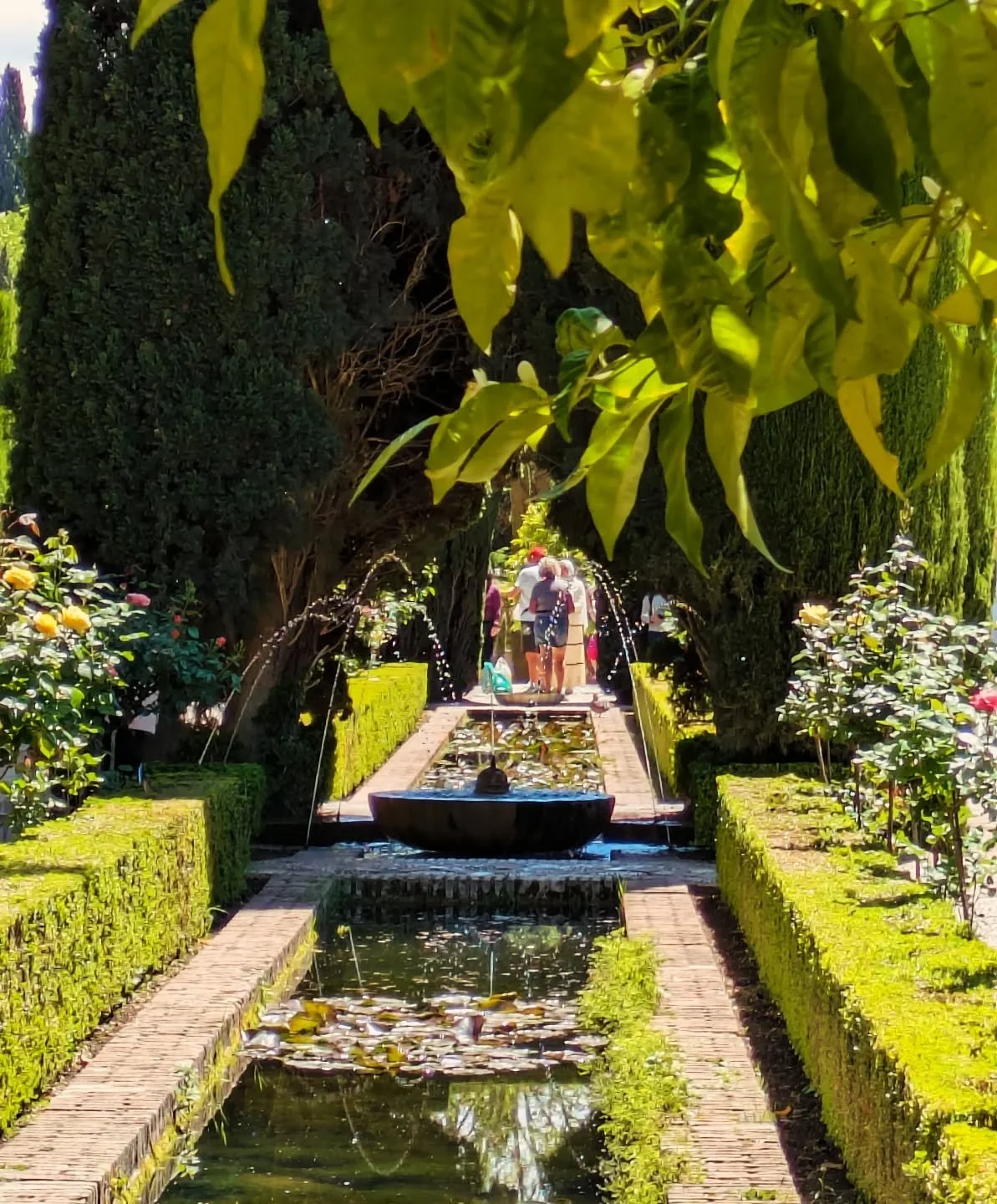 "Isra started by dividing the space into four sections using pathways that symbolised the four Rivers of Paradise: milk, honey, water, wine." 
Tyranny of Indulgence, book 5 in the series of Renaissance thrillers! Published 6 March. #sapereb