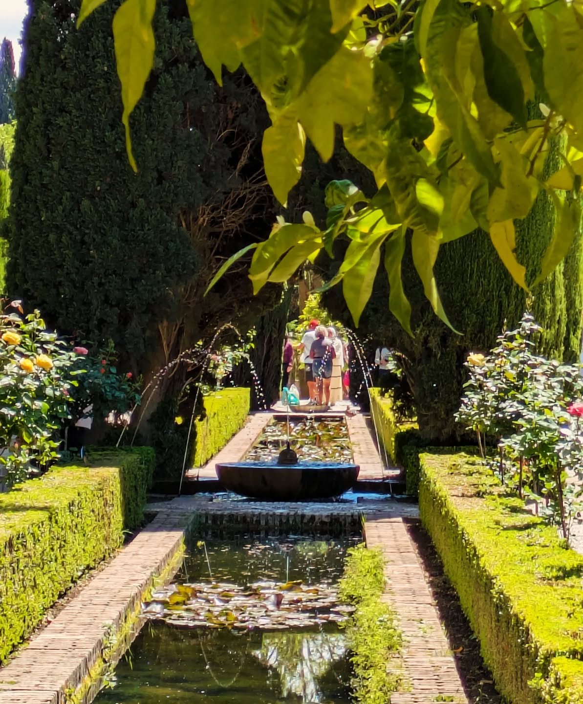 "Isra started by dividing the space into four sections using pathways that symbolised the four Rivers of Paradise: milk, honey, water, wine." 
Tyranny of Indulgence, book 5 in the series of Renaissance thrillers! Published 6 March. #sapereb