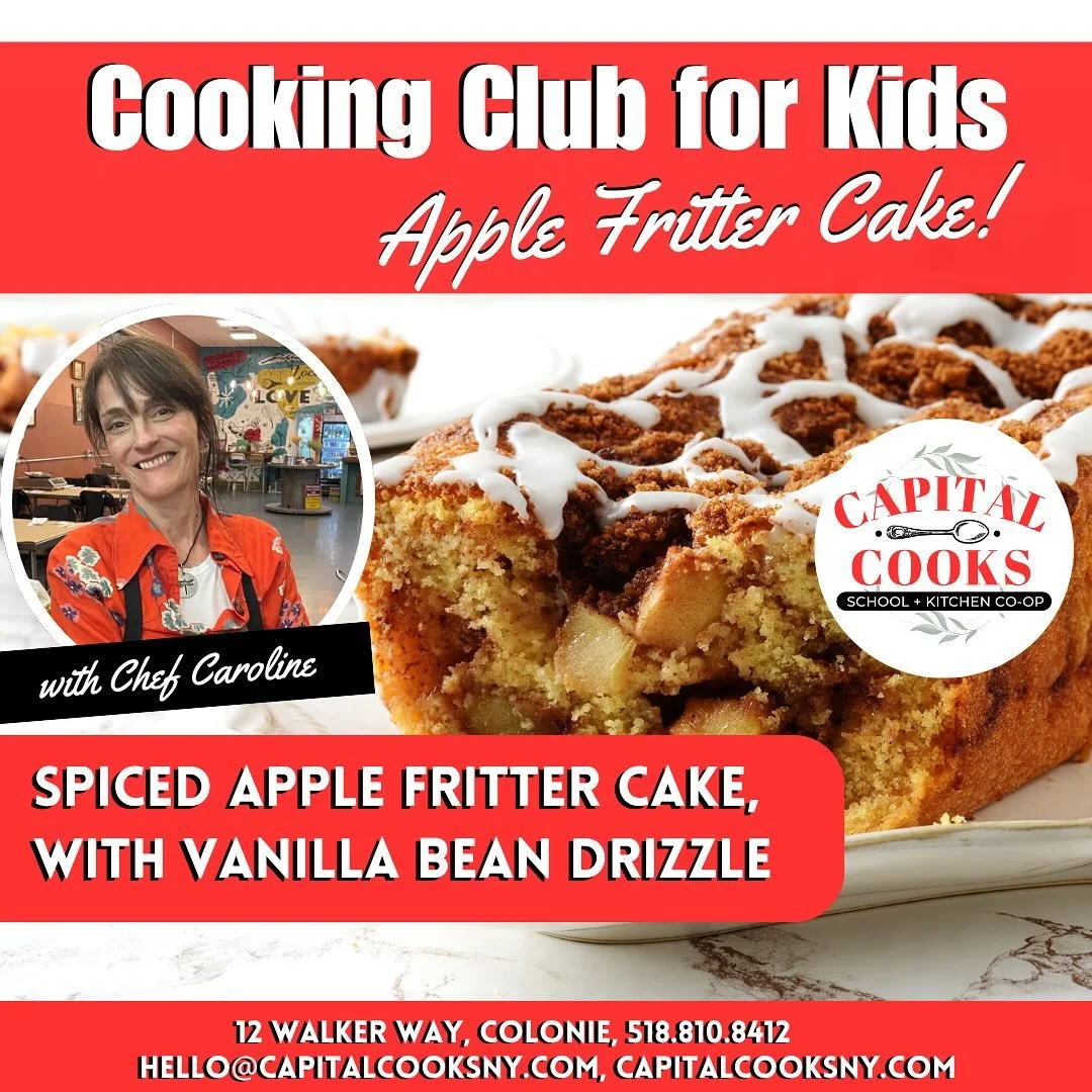 Know a kid who loves to cook and bake? Our Cooking Club is just the thing! Join us for Apple Fritter Cake. 🍎❤️🙌🏼
Registration and info on our website, link in bio ⬆️
🎟️$42.00/person
🌟Chef: Caroline Barrett
🗓️Date: Monday, November 3, 2025
⏰Time