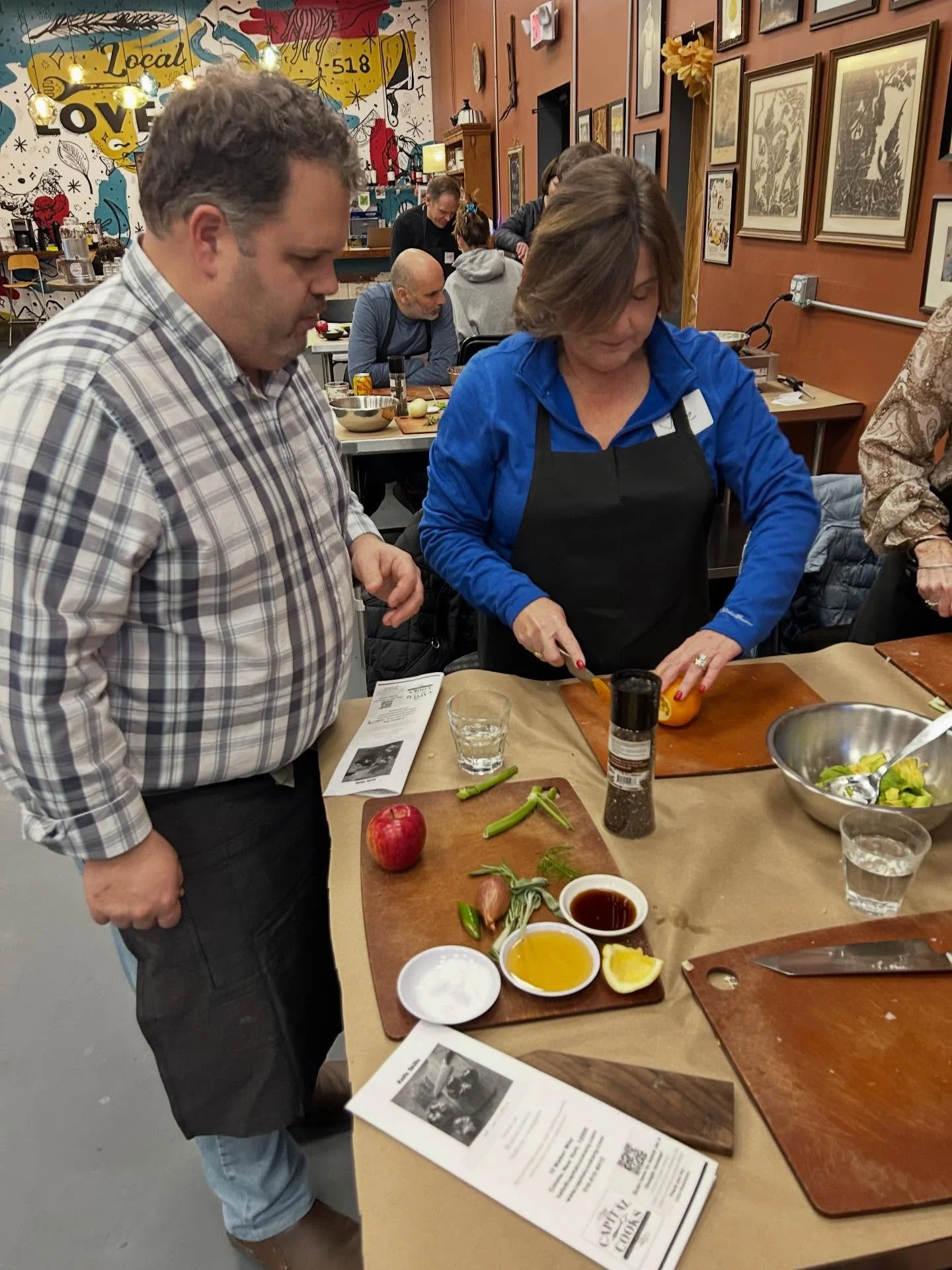 Another great Knife Skills class with Chef Dan! 
Keep an eye out for more Chef Dan classes&hellip; all gluten-free, all super fun, delicious, informative and social events!