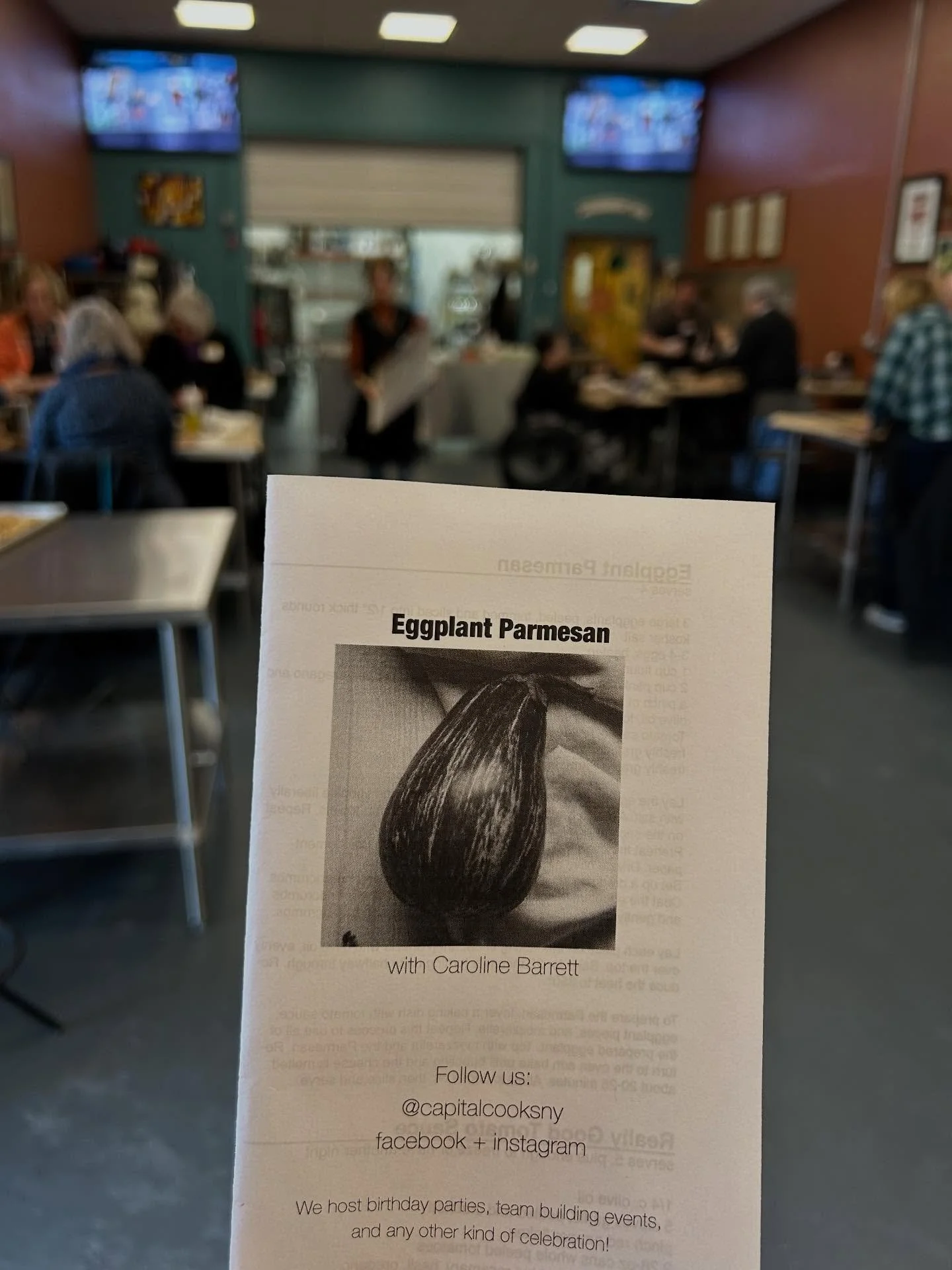 Eggplant Parmesan Express! 
Such a fun group, such a yummy dish, such a great afternoon 🍆🧀&hearts;️