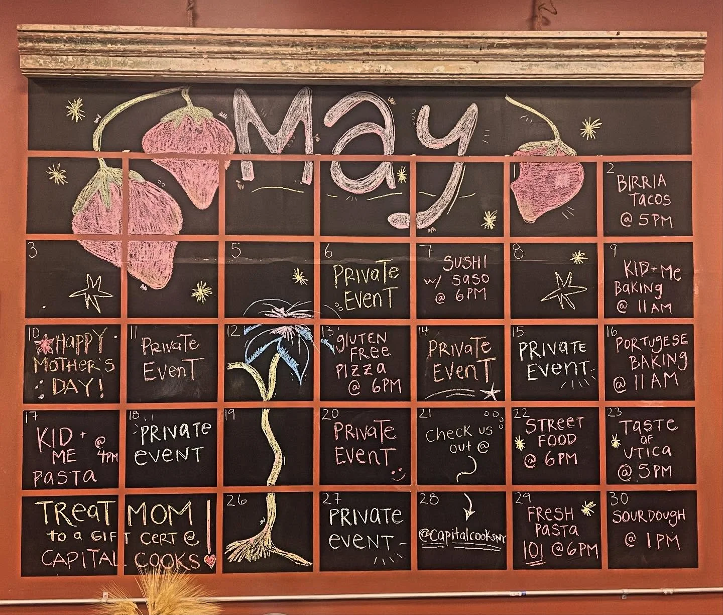 May has arrived! 🌸 Spring in upstate New York is truly something special, and we&rsquo;re ready to soak it all in.

This season, add a little flavor to your plans&mdash;join us at Capital Cooks for a hands-on cooking class! From fresh inspiration to