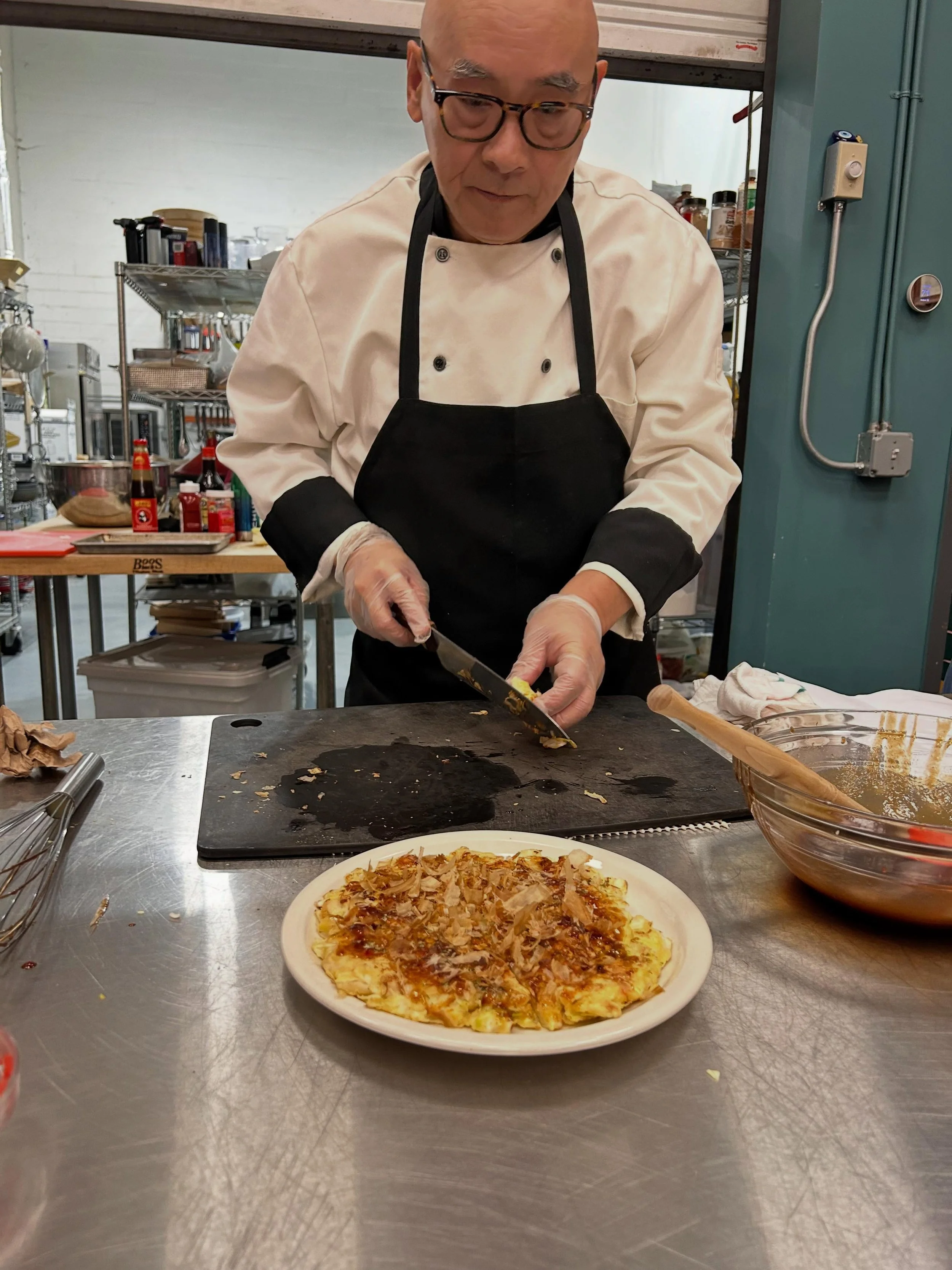 Okonomiyaki! Yakitori! Yakisoba! 🍢🔥
We had an absolute blast at our sold-out class with Yasuo and Kathy Saso. It was incredible food and great energy.
Missed out? Don&rsquo;t let it happen again! Our next classes with the Sasos are officially open 