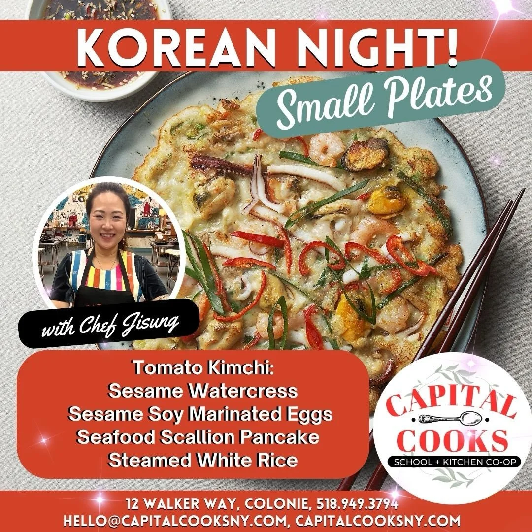 🥢❤️&zwj;🔥Join us for a wonderful evening with Chef Jisung Chun. 
This class is an immersive culinary journey into the world of Banchan&mdash;the delicious, flavor-packed small plates that define the Korean dining experience.
👉 Delicious, informati