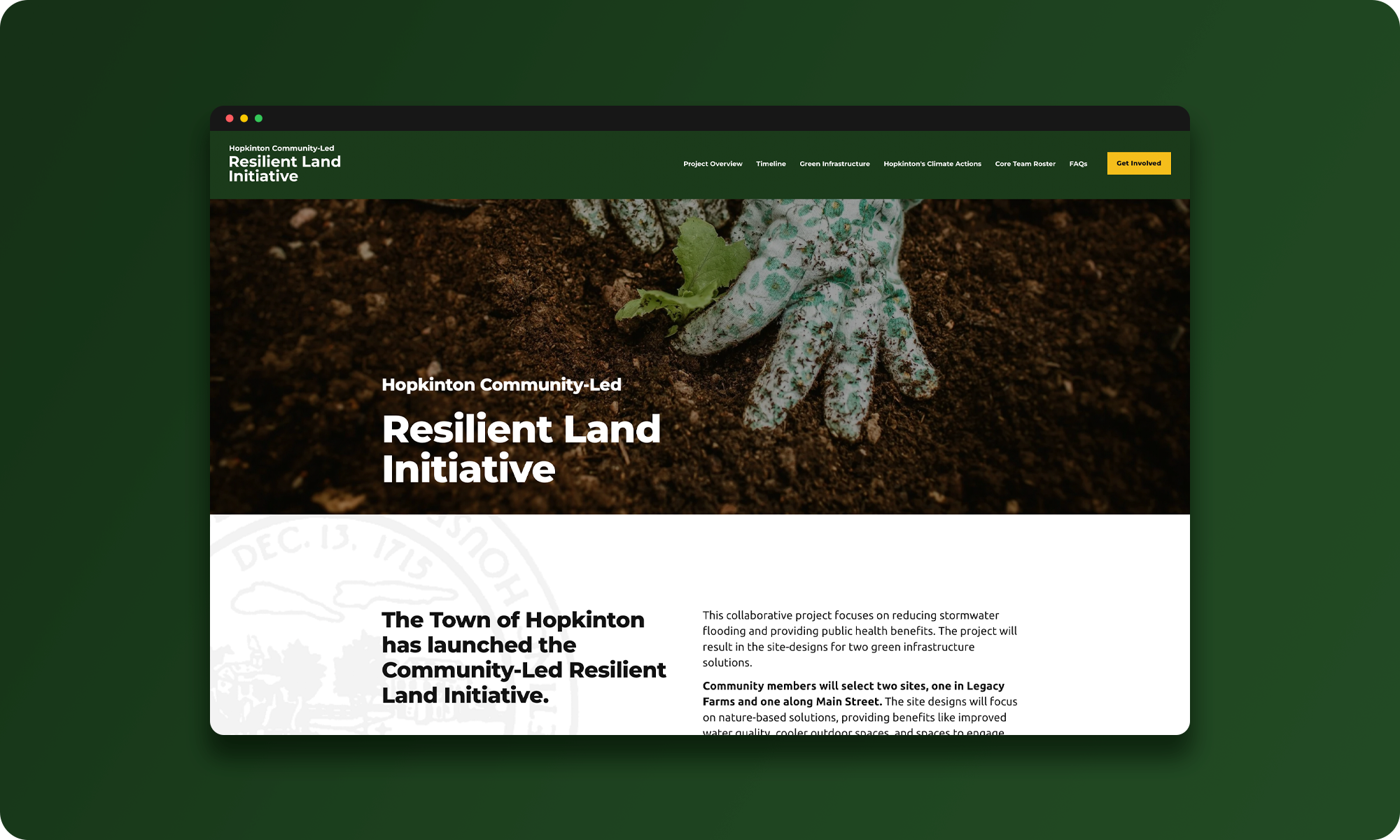 website home page screenshot