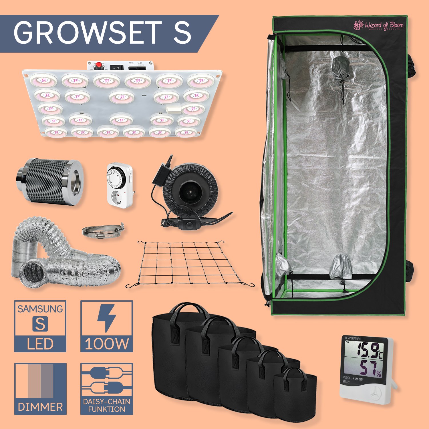 GROW KOMPLETT SET S