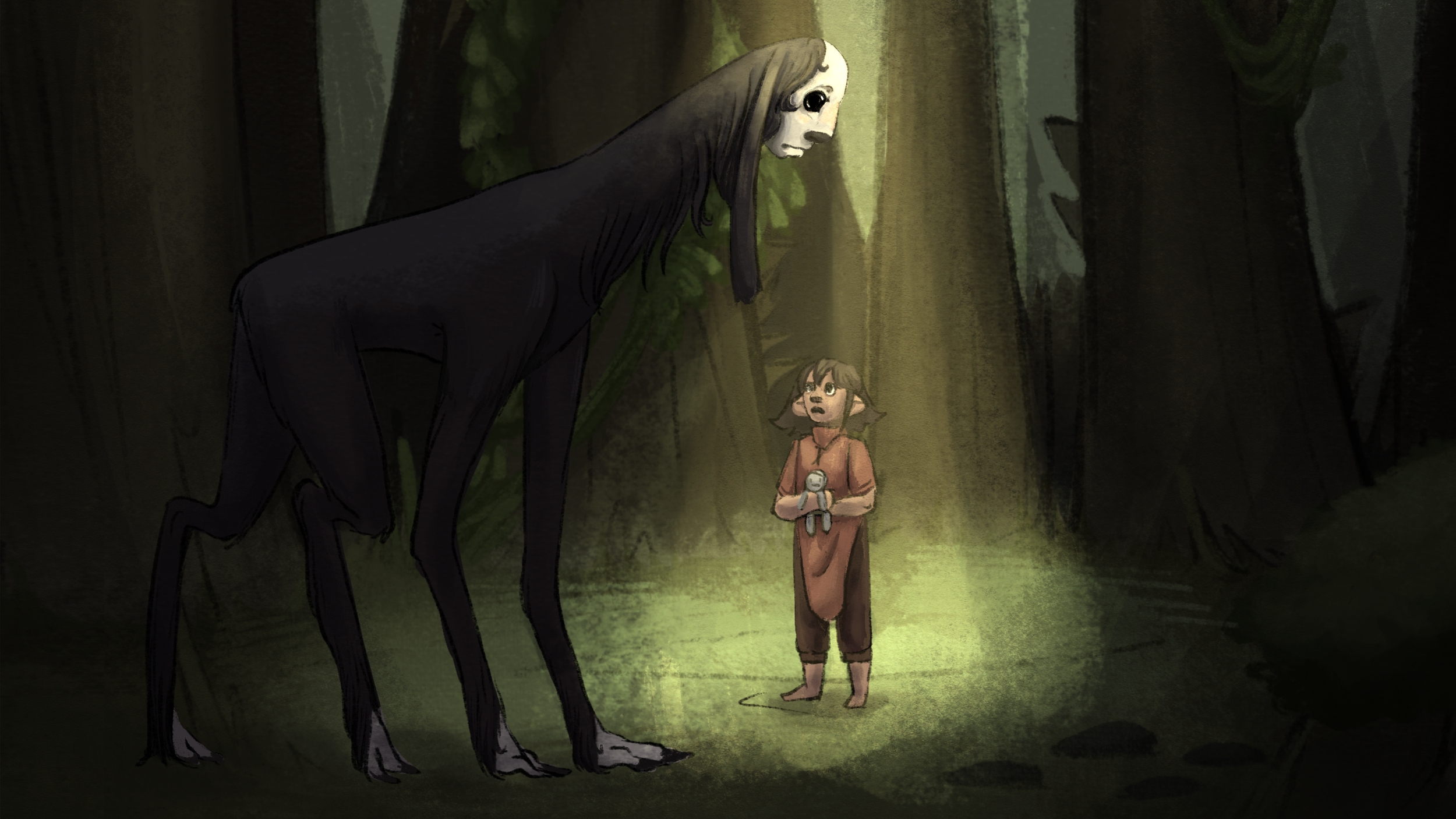 IllustratedDeerWoman and ChildJully 22.PNG