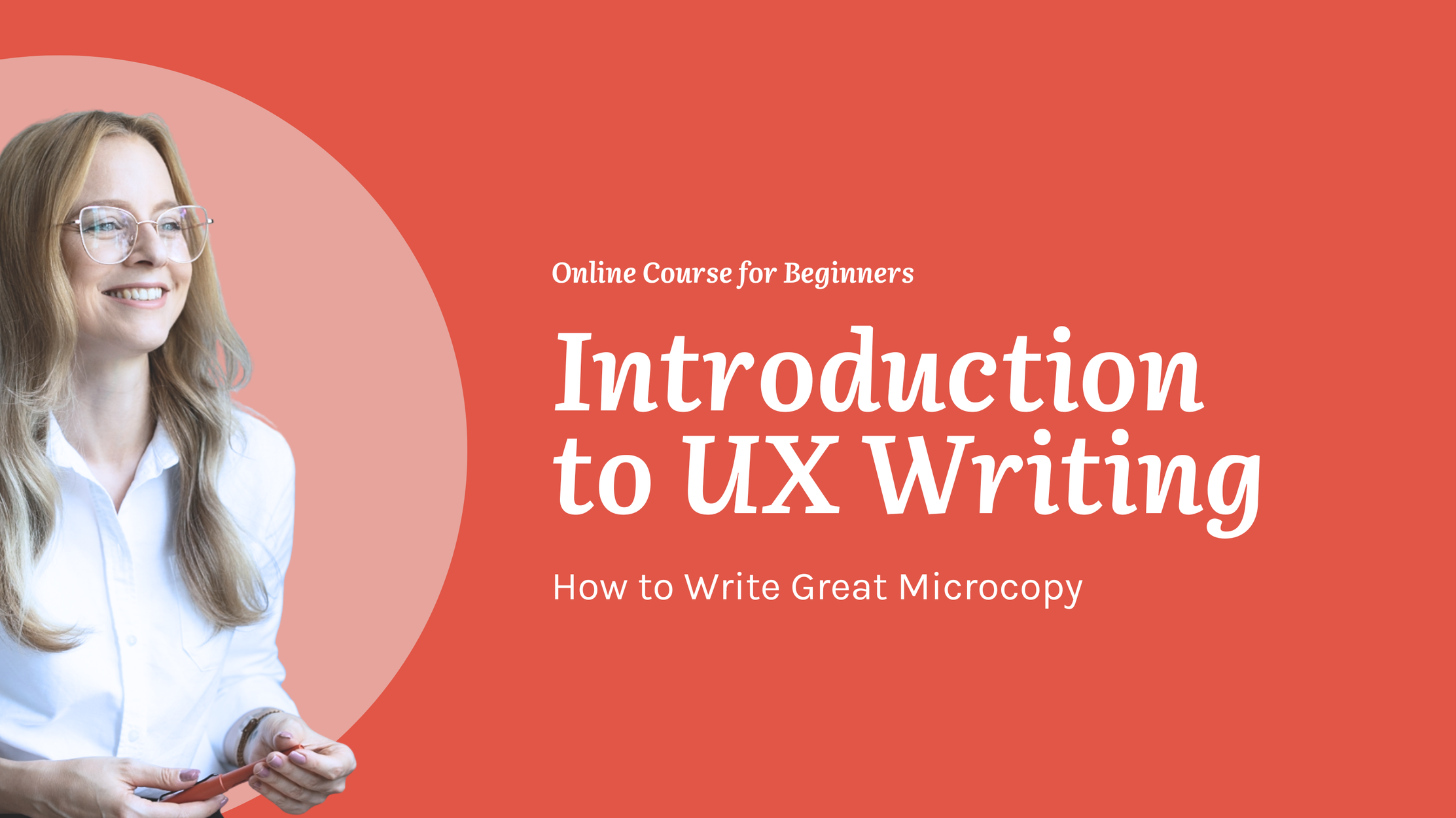The course thumbnail showing Dr. Kat and the words "Introduction to UX Writing"