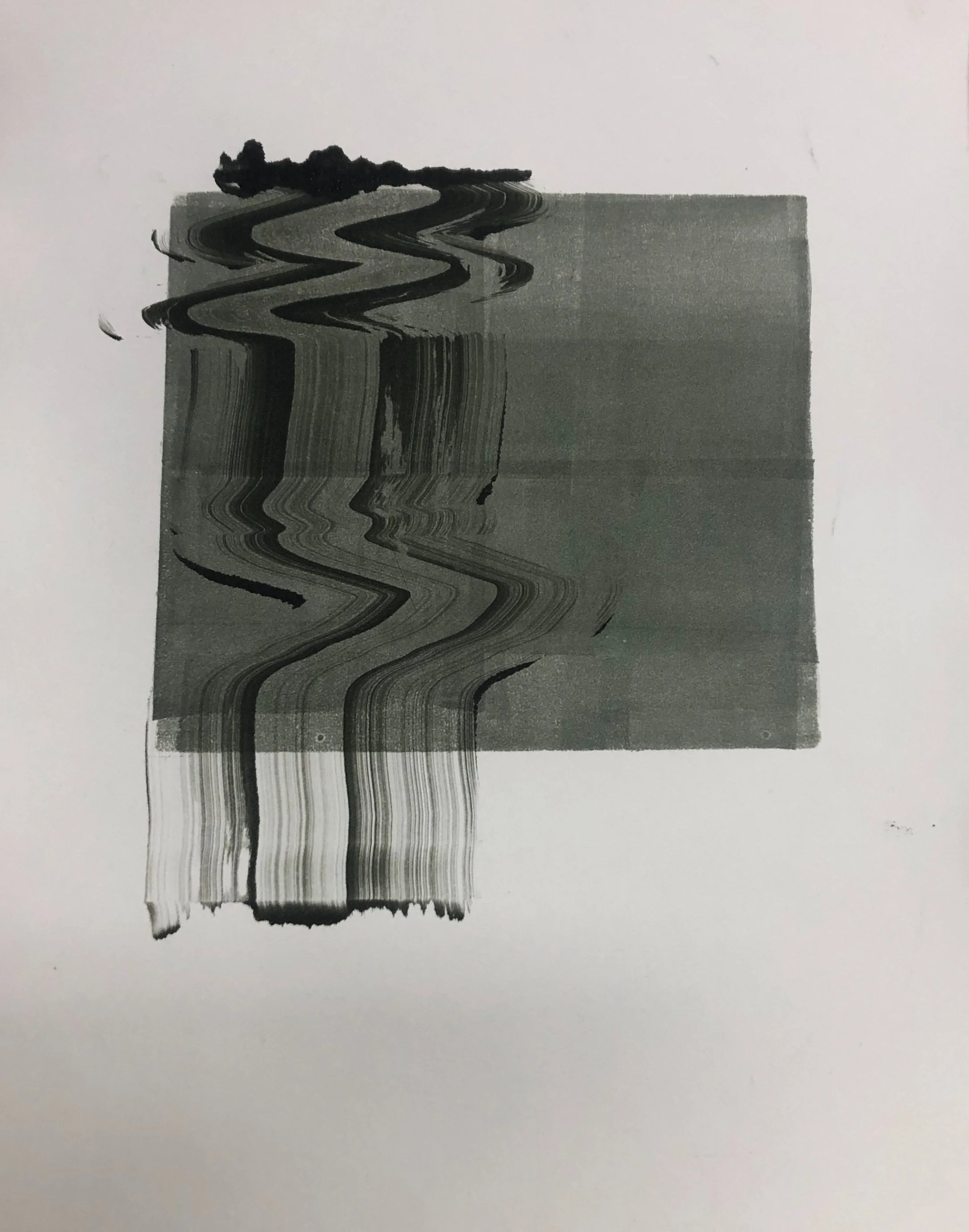 Monotype on paper, 2023