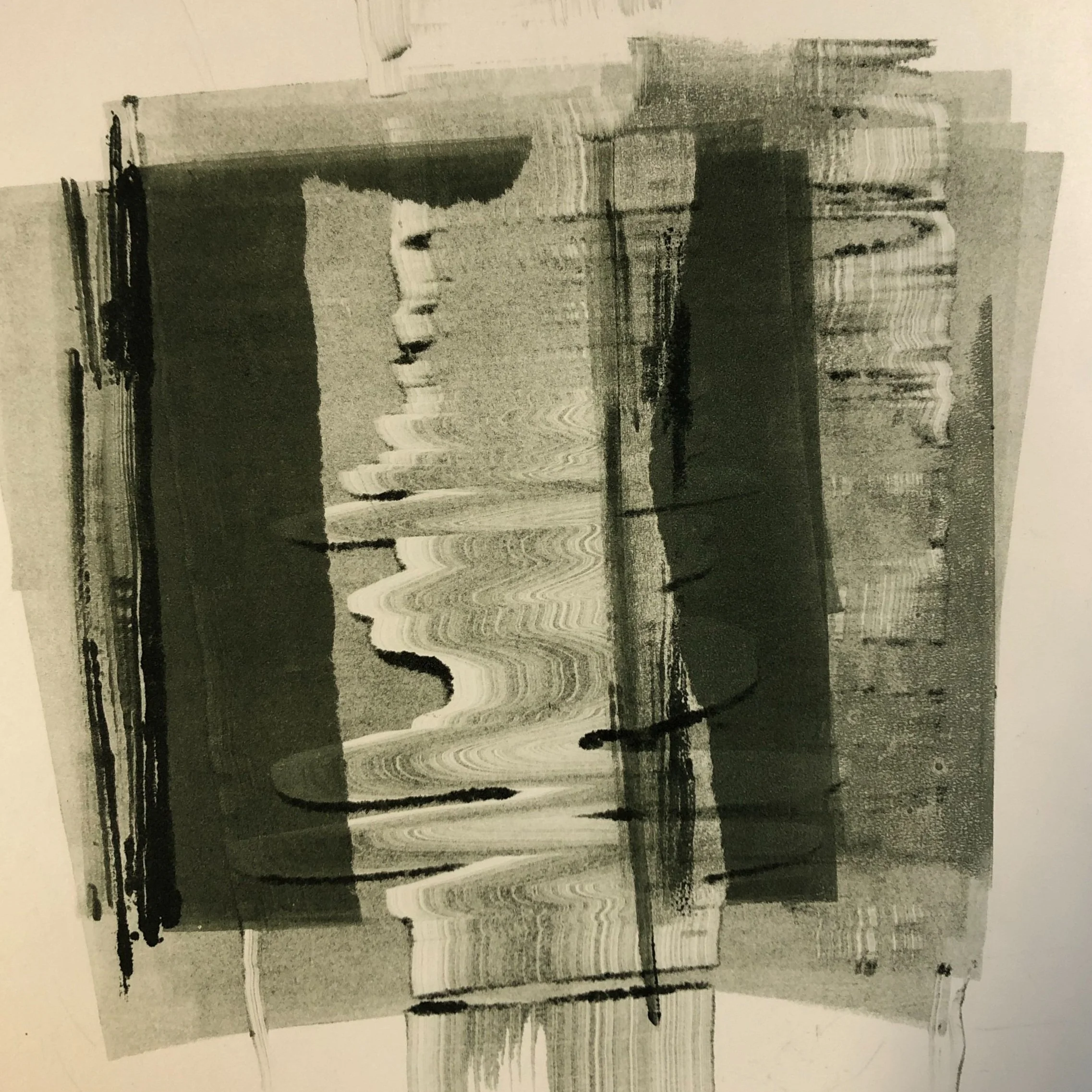 Monotype on paper, 2023