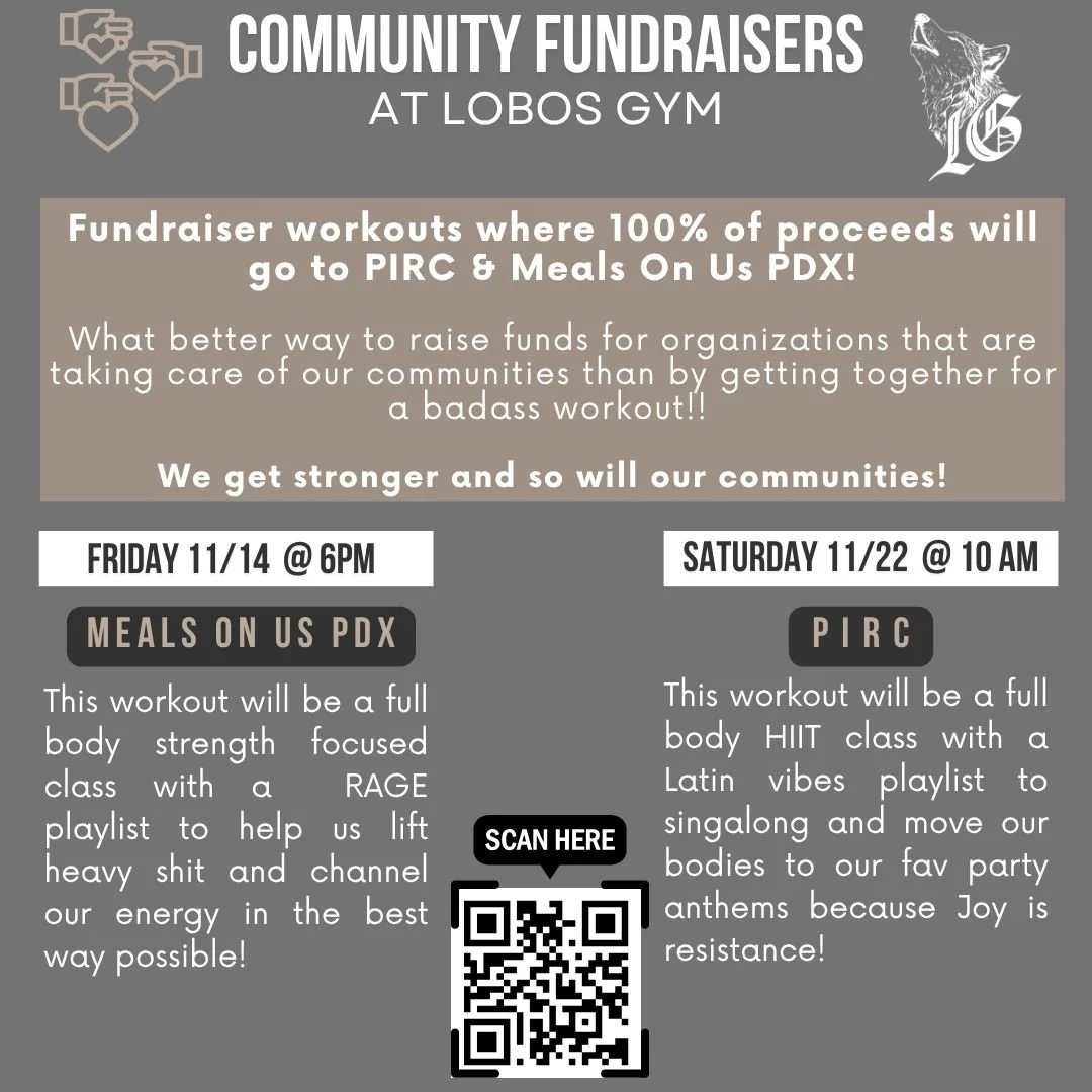 PIRC Fundraiser Workout 