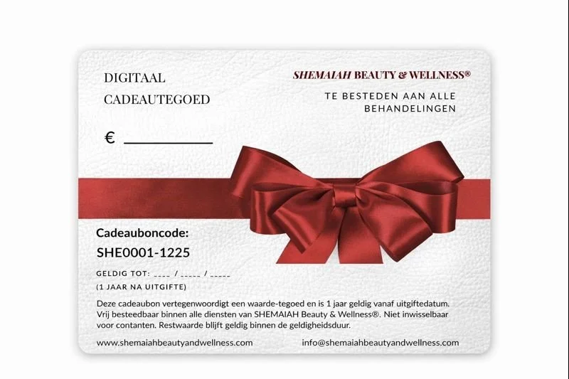Shemaiah Amstelveen Cadeaubon | Vrij te Besteden Wellness Cadeau