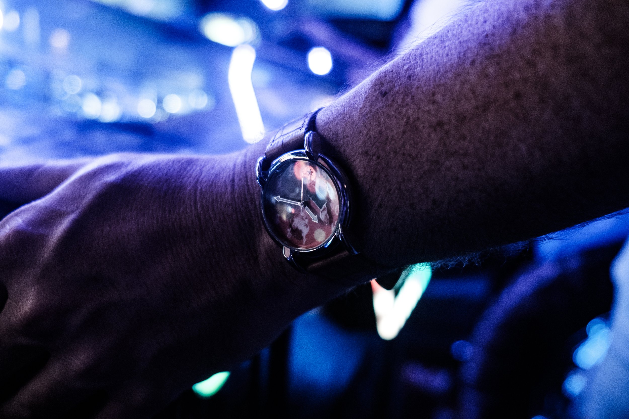 Showcasing my friend's Mao watch.