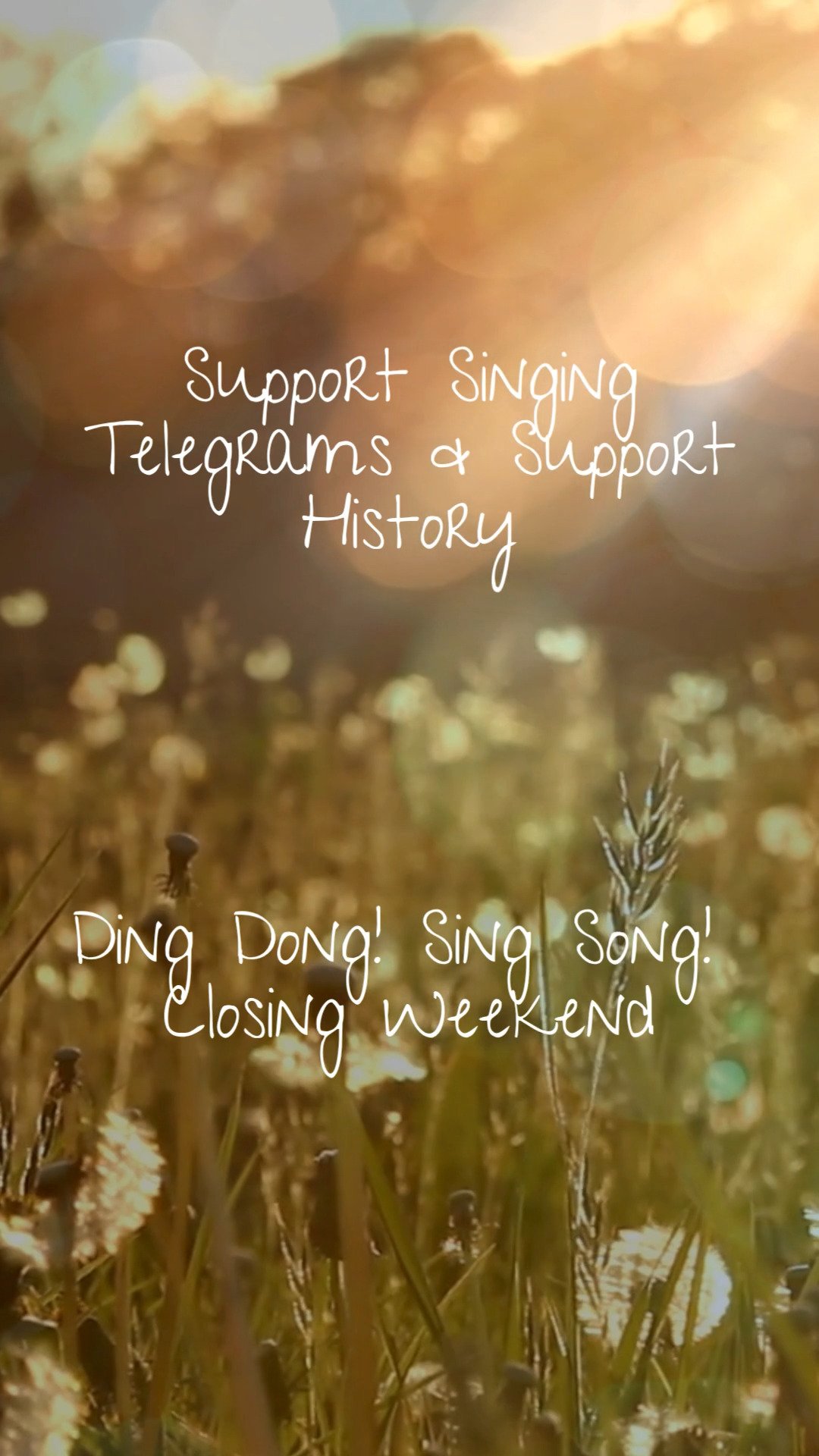It wasn’t until we began marketing this show that we realized singing telegrams are totally obsolete and a lot of people (younger) don’t know what the hell that is. So we created this inspirational video to teach you about the history of