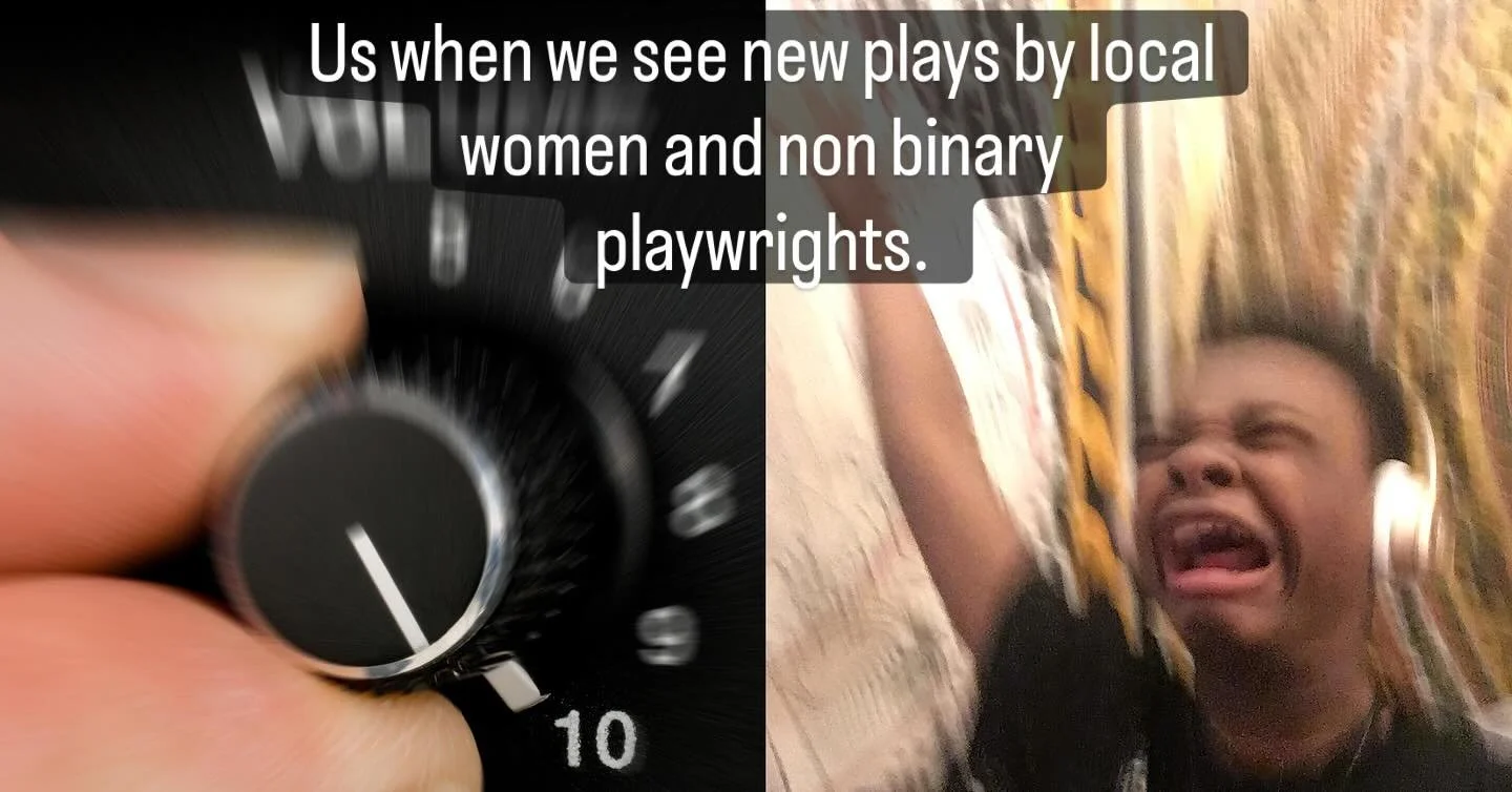We love to see it!
@emy_mcguire
@thewood.play
@thirdsidetheatre
@cypherbirdprojects
@lwericksonplaywright
@felicelocksmith
@truesdirection
@themootpointproject
@bellaobrien
@oliviagracebuntaine
@joleetakesyourman
@emjeanperez
Who are we