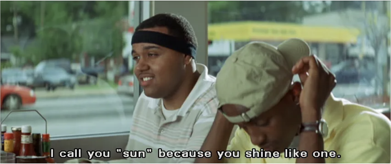 I Call You “Sun” Because You Shine Like One