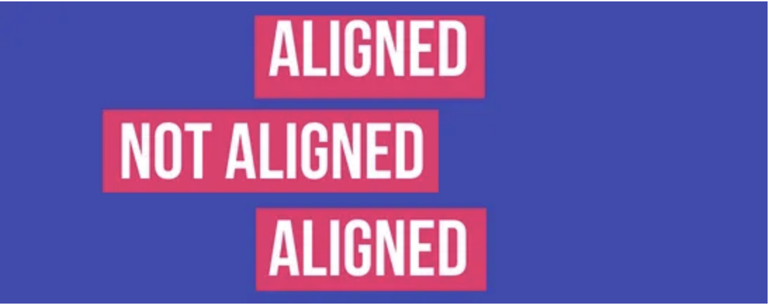 We Are Not Aligned