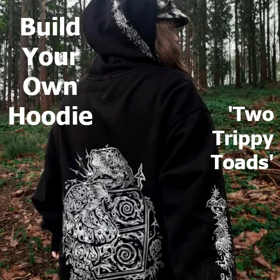 'Two Trippy Toads' Build Your Own Hoodie ZIP UP