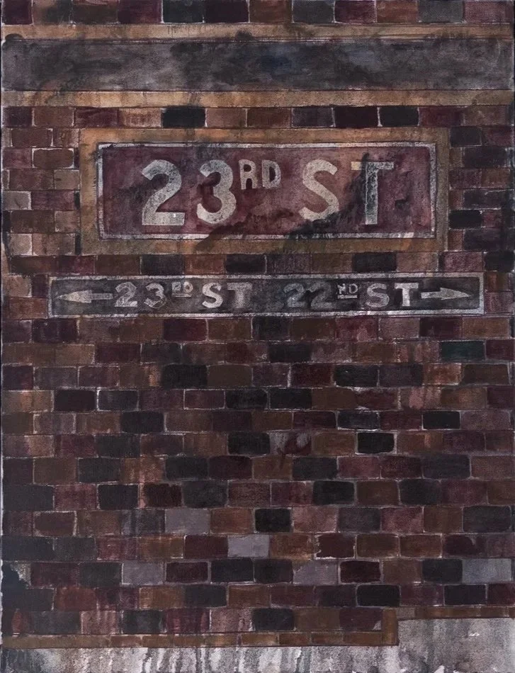 23rd St Study, 18 x 24 inches, oil on canvas, 2024 (sold)