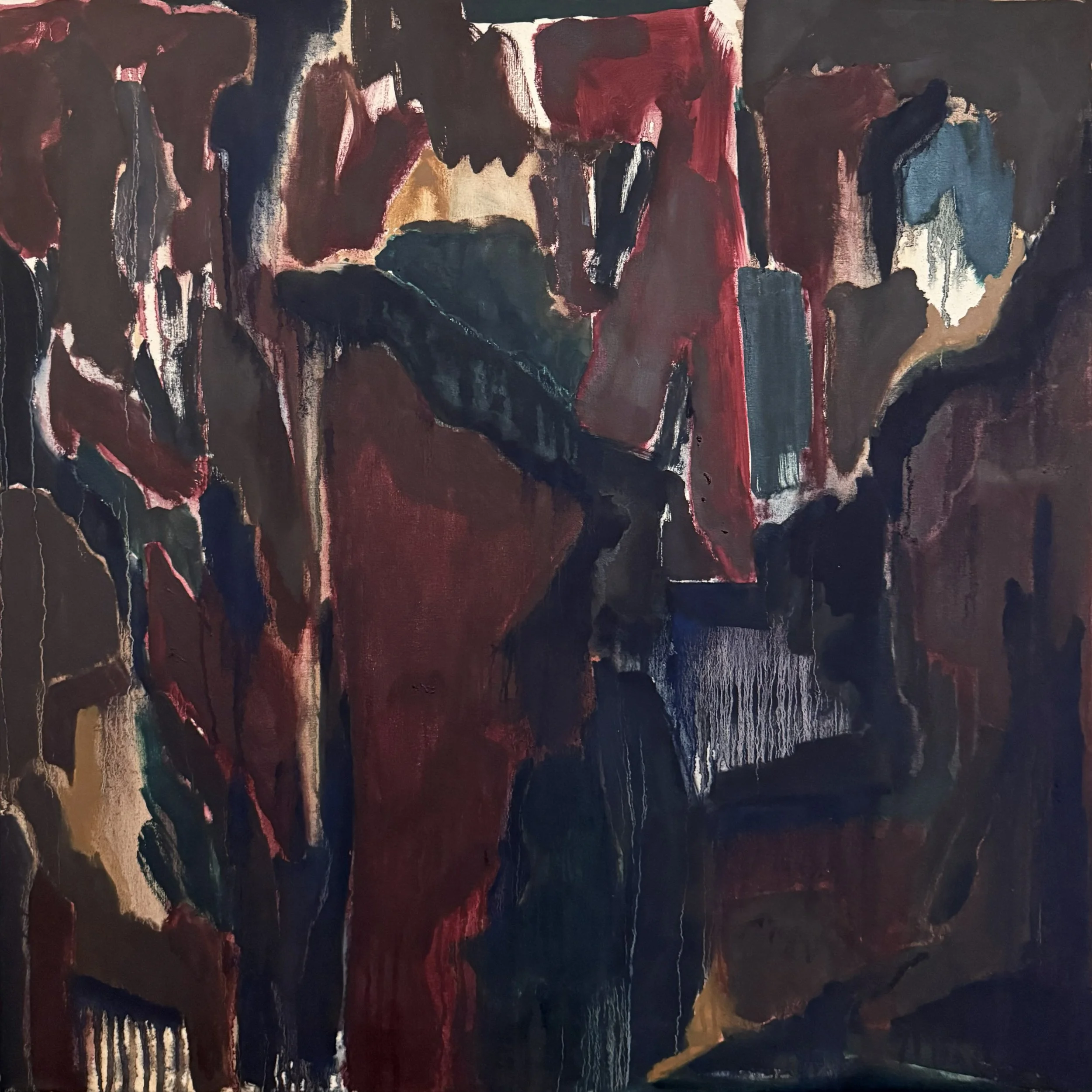 Abstract Color Study, 36 x 36 inches, oil on canvas, 2026 (available)