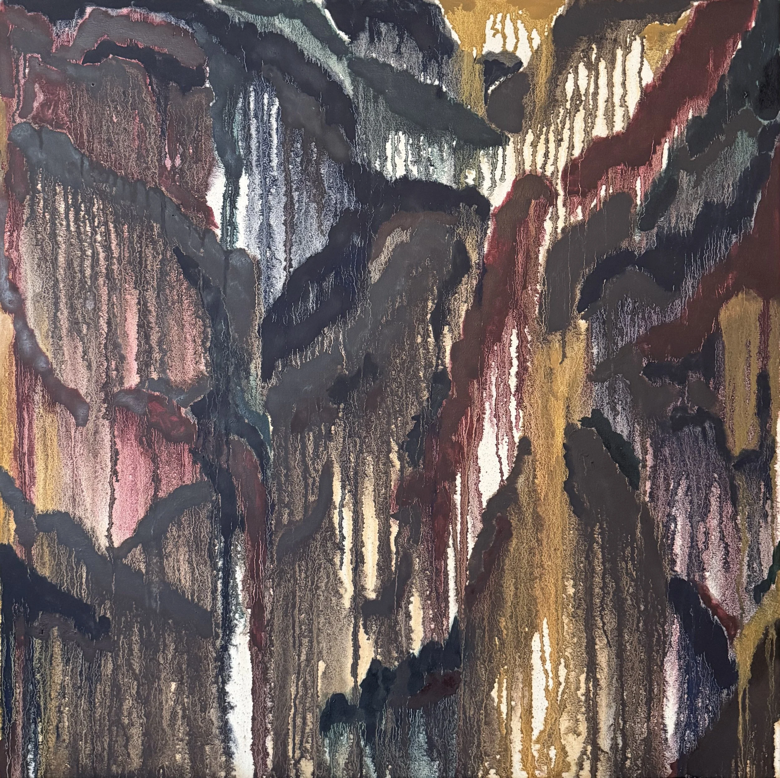 Abstract Color Study, 36 x 36 inches, oil on canvas, 2026 (sold)