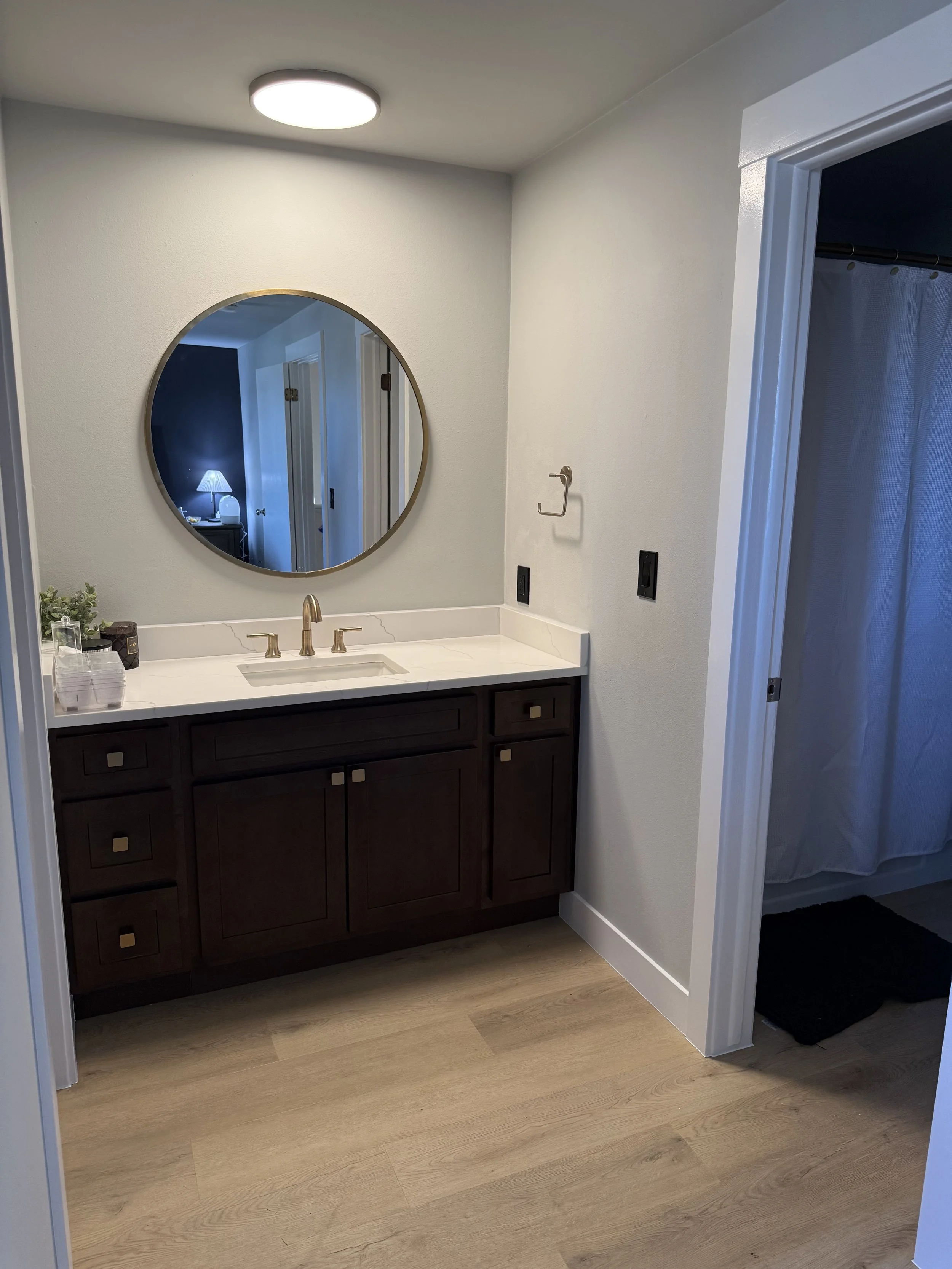 Golden Bathroom Remodel