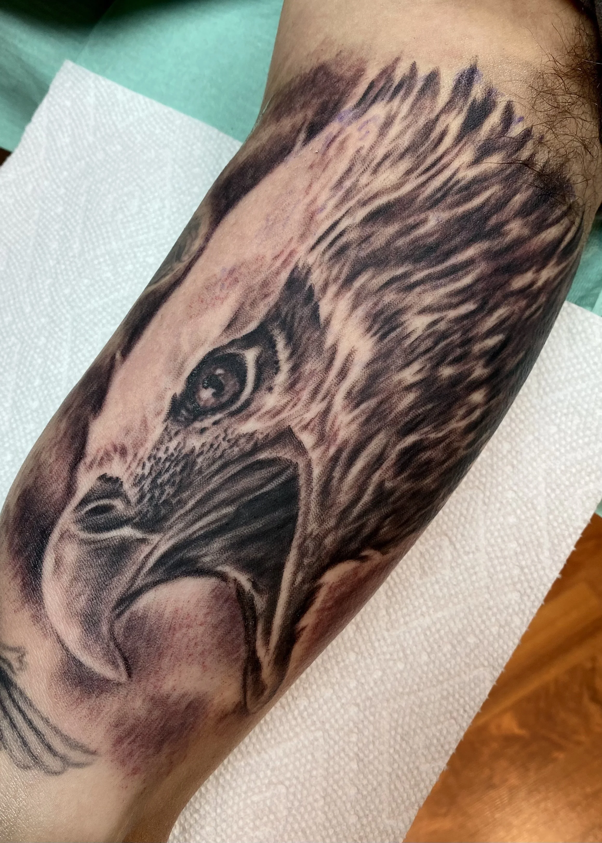 Patriotic Tattoo Artist