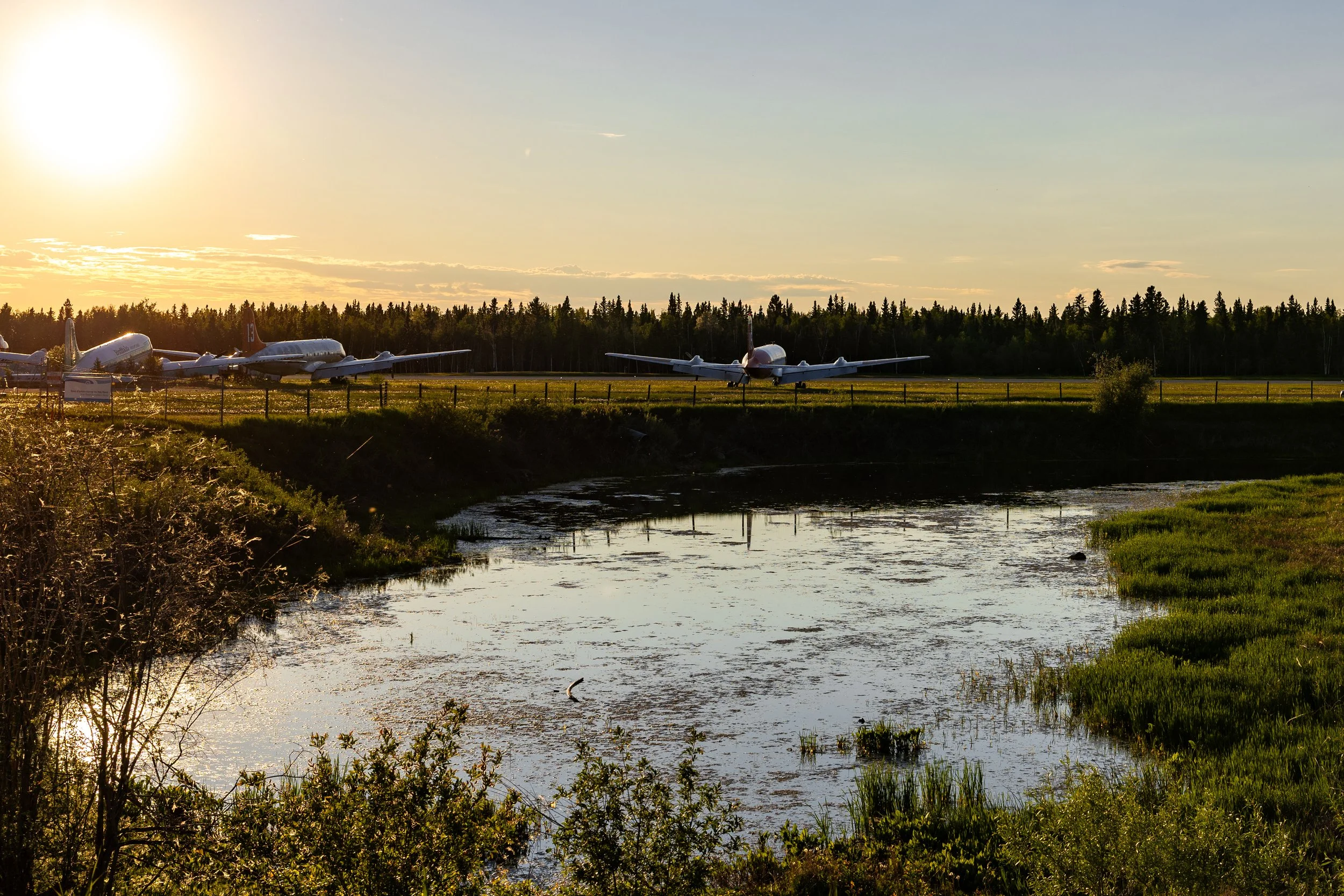 Airport Midnight Sun