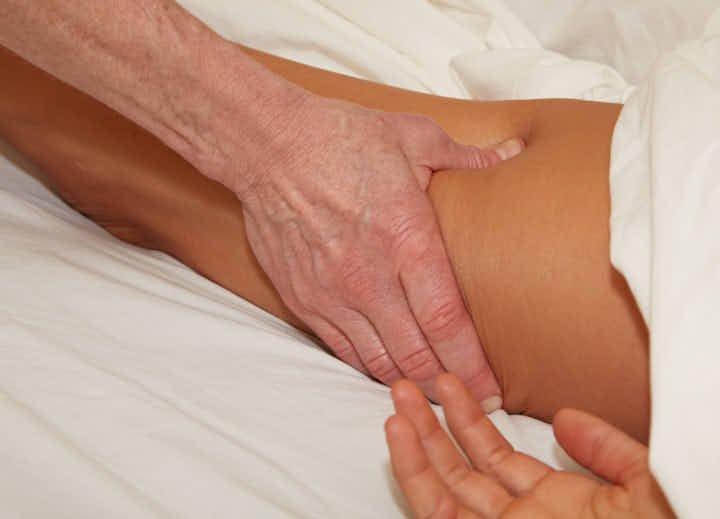 Deep tissue Bend, OR leg pain