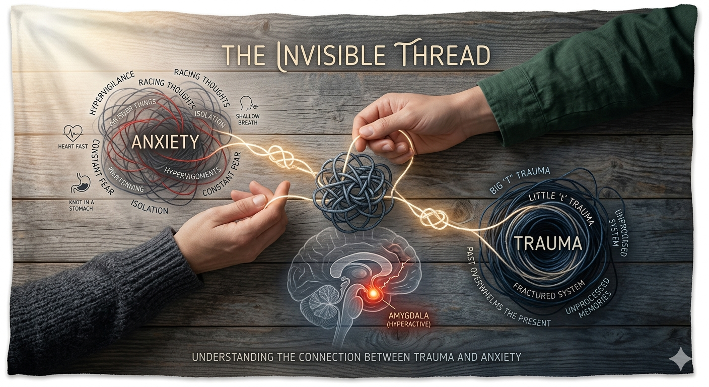 The Invisible Thread: Understanding the Connection Between Trauma and Anxiety