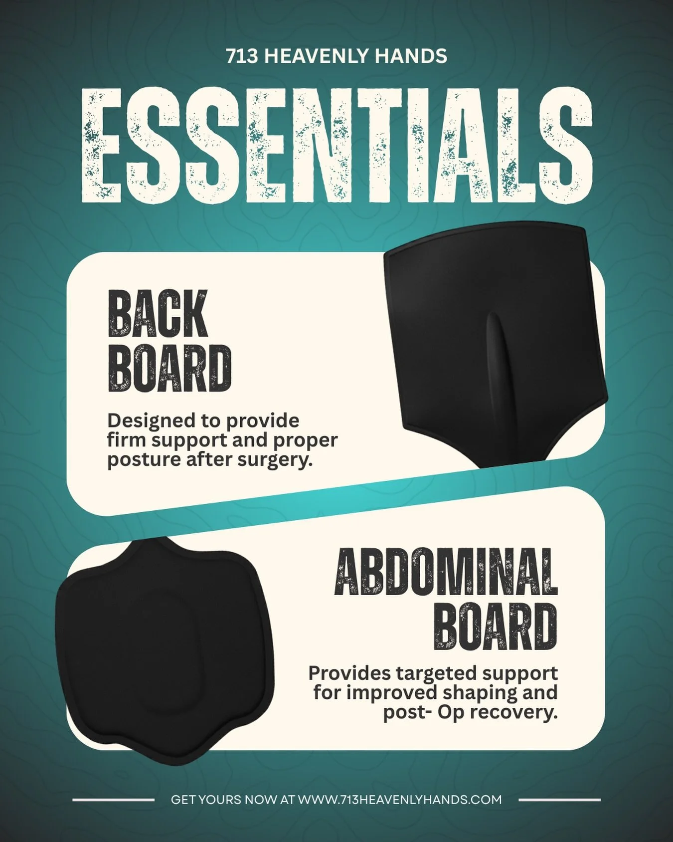 Post-op essentials matter &mdash; and your boards are a must. ✅

Our post-op boards are now available on the website to help support compression, reduce swelling, and keep your shape smooth and even during recovery. Whether you&rsquo;re fresh post-op