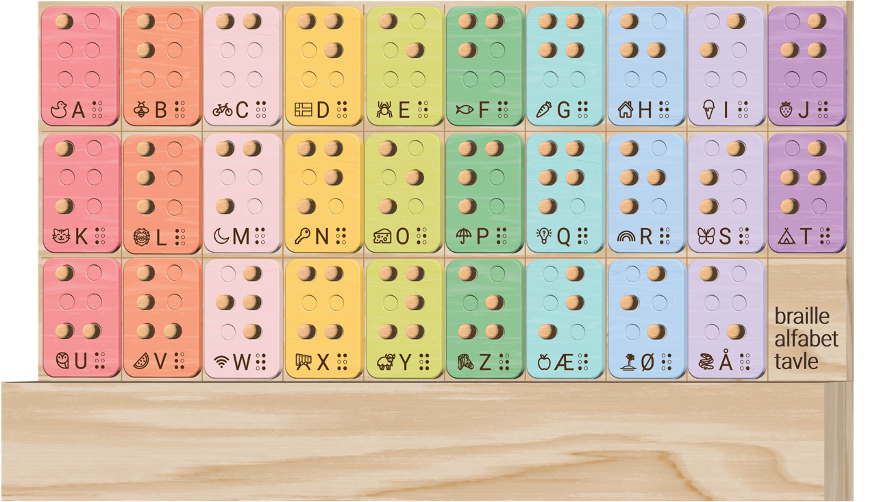 Alphabet Braille Board