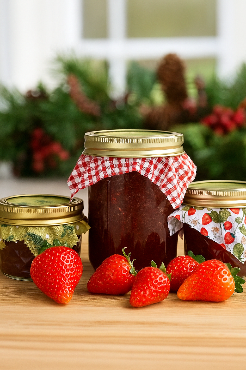 Homemade Strawberry Jam with Rustic Charm.png