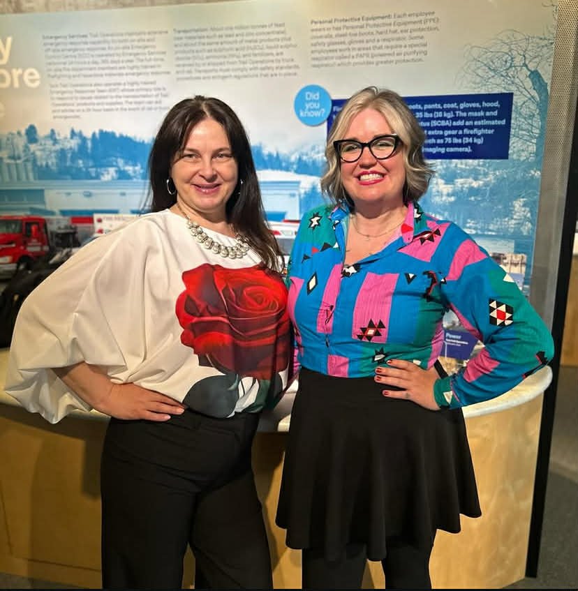 A Photo of Erika Krest and Mandi Lunan Courtesy of the Trail & District Chamber of Commerce