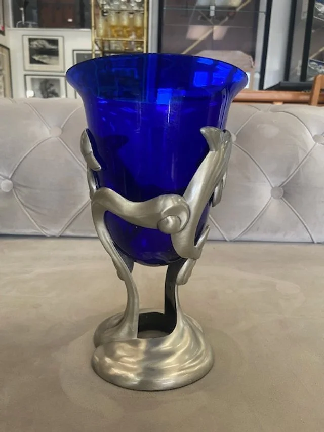 Lenox Divers Midnight Cobalt Vase