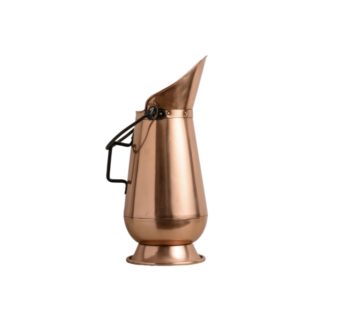 Large Copper Coal Pitcher