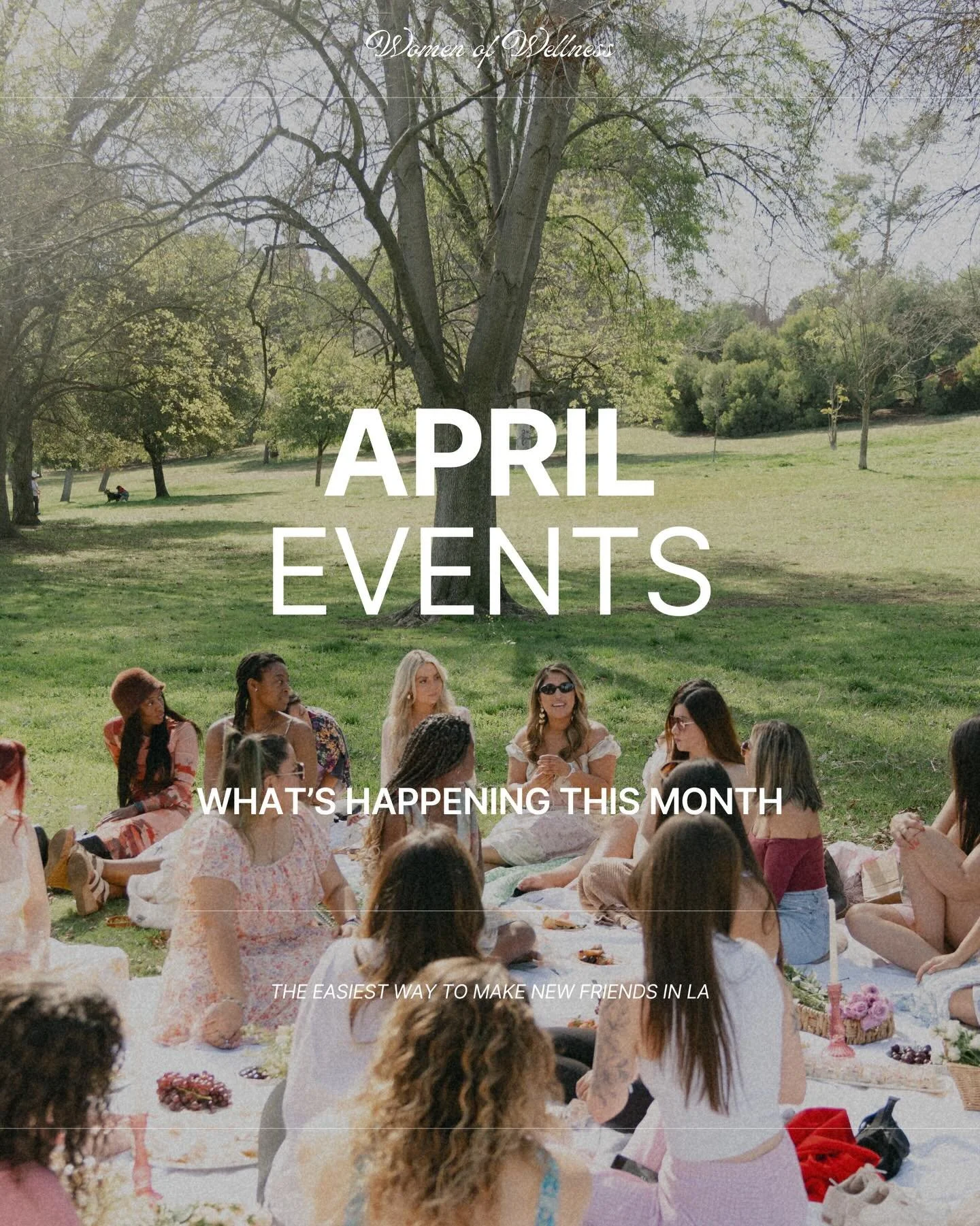 April plans just got better 💐

We&rsquo;re getting outside, trying something new, and making time for the kind of plans that actually feel good. If you&rsquo;ve been wanting to meet new people or switch up your routine a little&hellip; this is your 