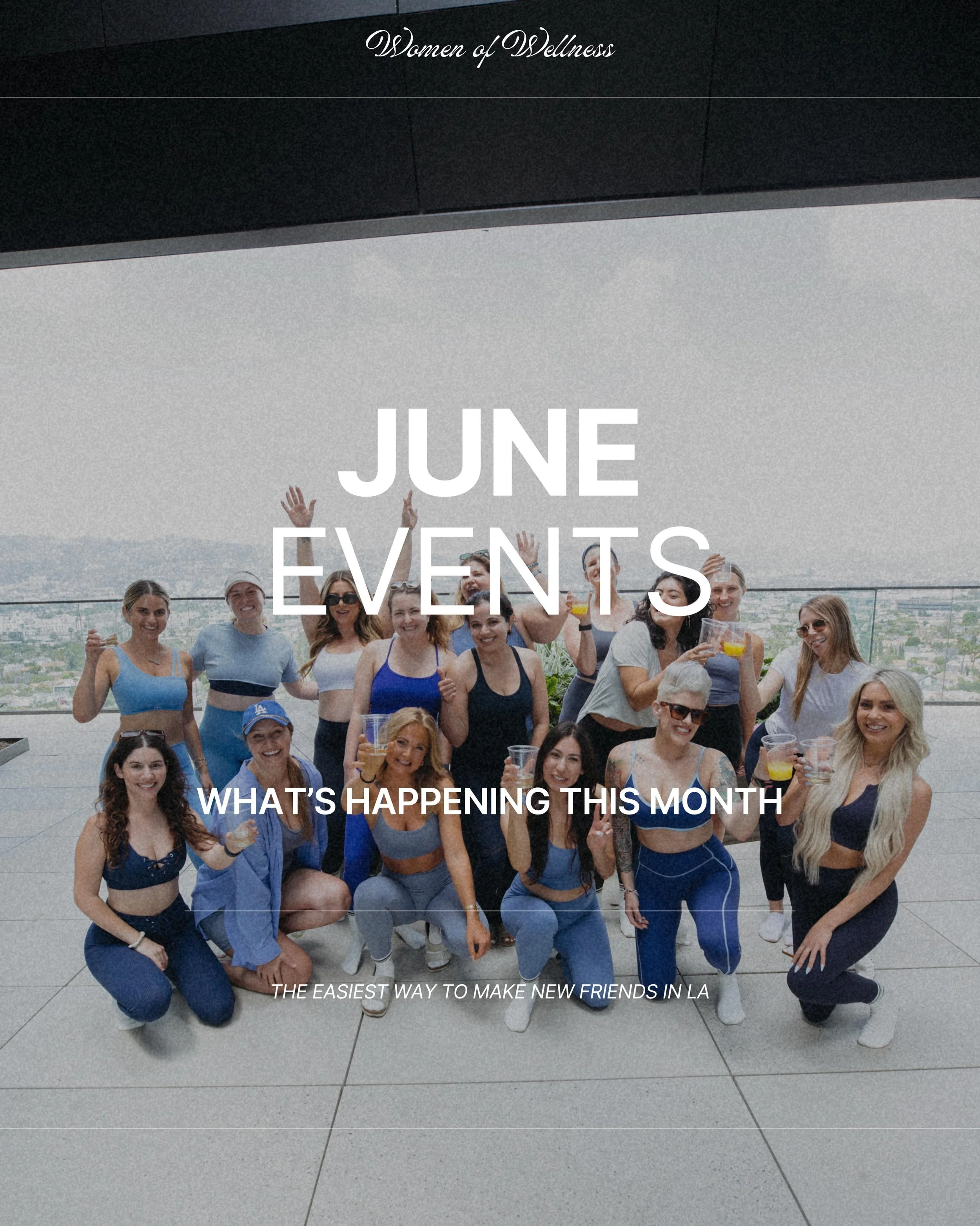 June is looking a little too good 😭☀️🥂
Between Pilates in the park, summer nights at LACMA, early morning hikes, and meeting girls you&rsquo;ll actually end up texting after the event&hellip; yeah, our calendar filled up fast this month. 🤩

✨ JUNE