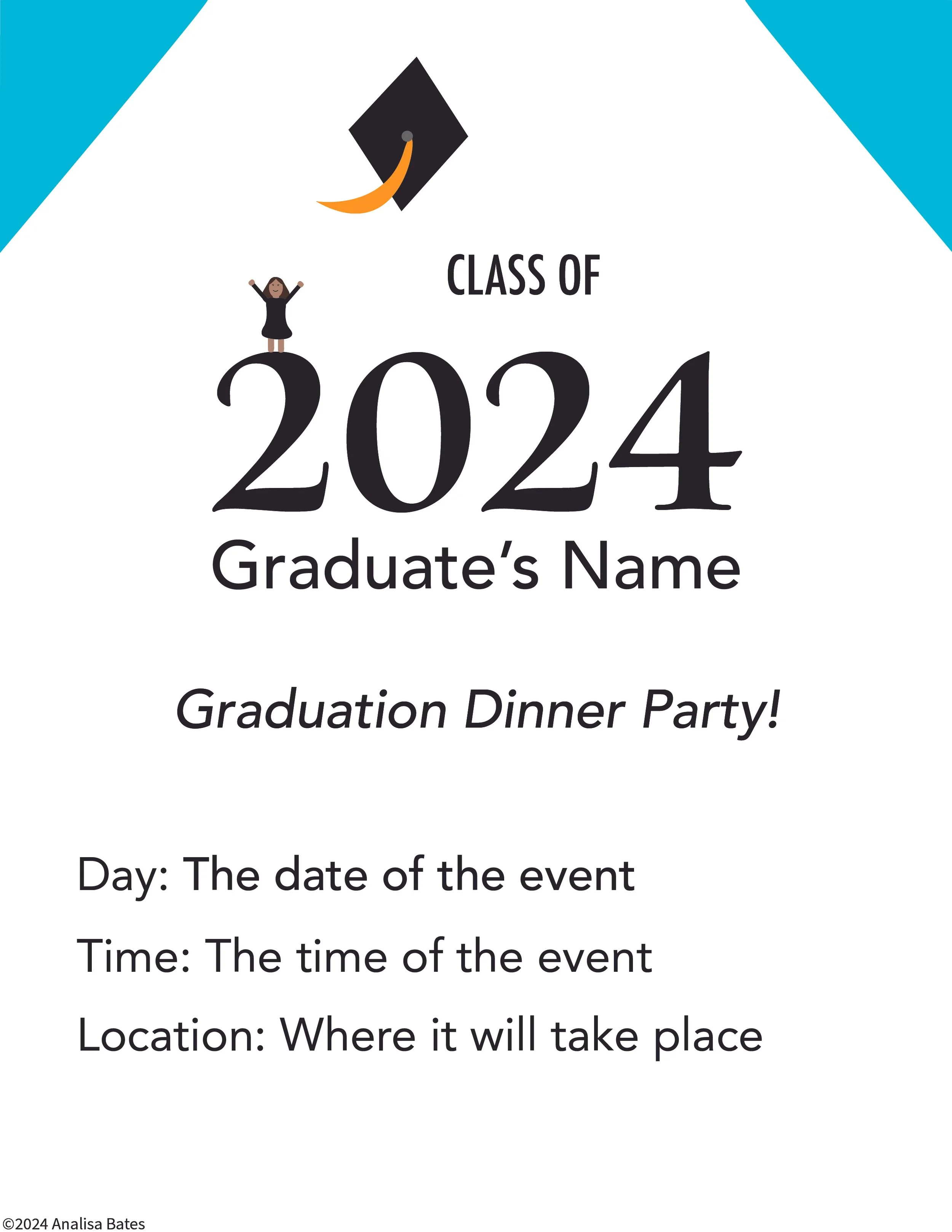 Graduation invitation.