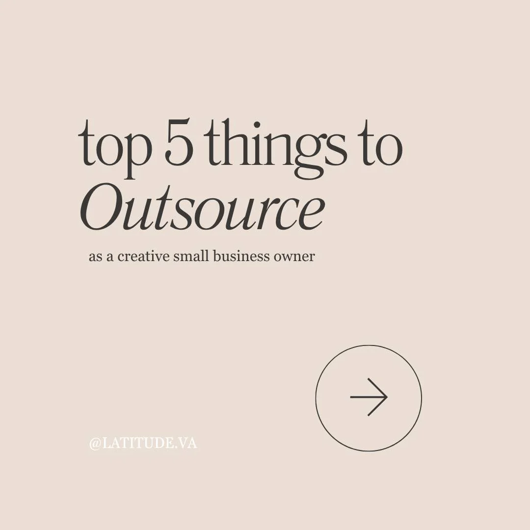 Just because you can do it all&hellip; doesn&rsquo;t mean you should 🙃

Here are the top 5 tasks that eat your time + block your creativity &mdash; and what to outsource instead 👆

👉  Swipe through and take one thing off your plate this week.

#sm