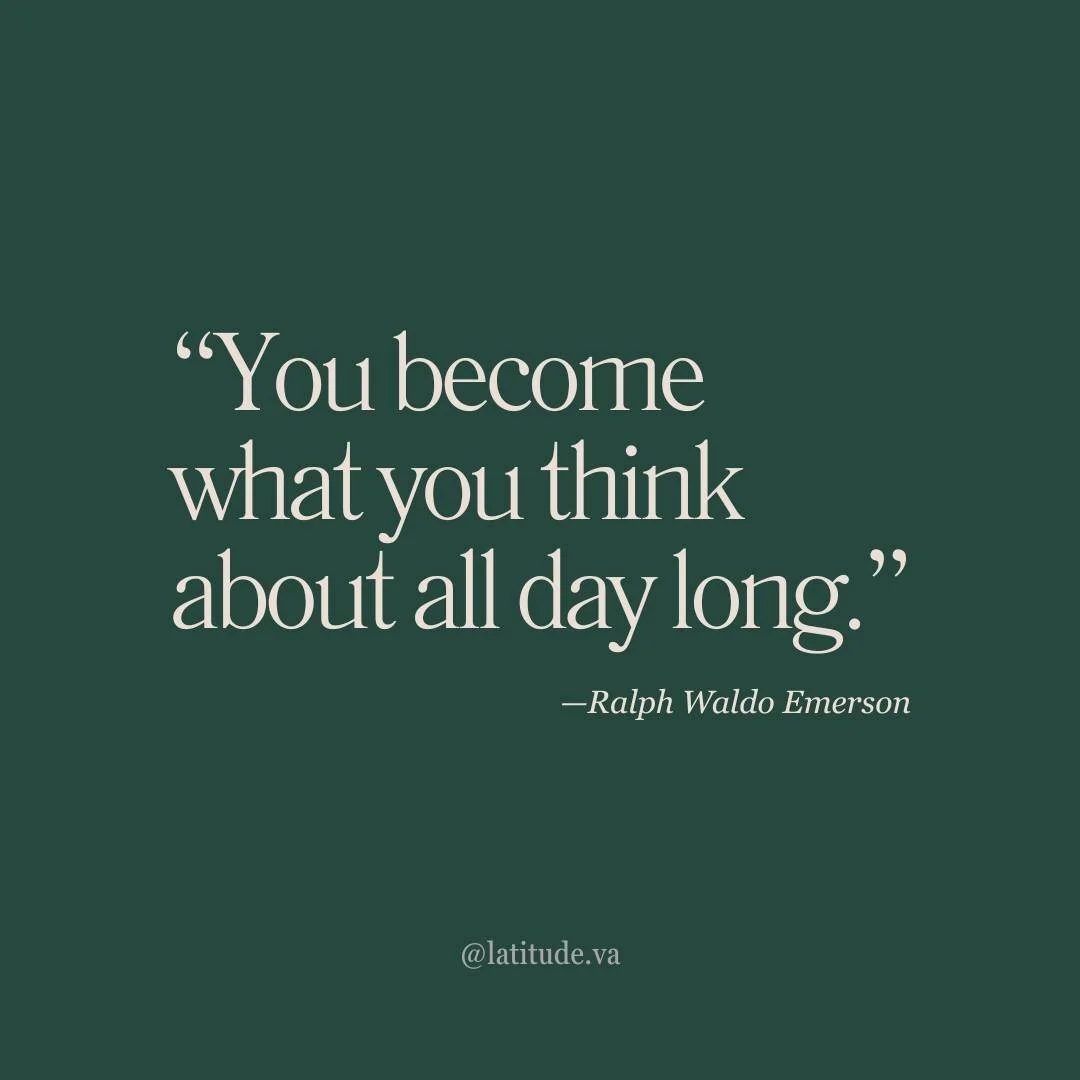 Are you an artist?
A creative?
A parent? A dreamer? A friend?

Or have your thoughts been consumed by inboxes, to-do lists, and endless admin that have nothing to do with who you truly are?

The truth is: our focus shapes our identity.

And if your m
