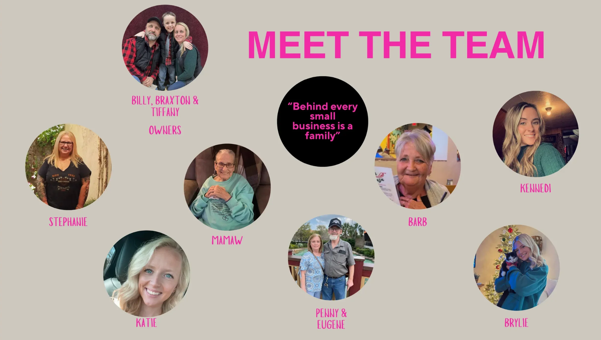 Farmhouse Creations owners and team photo at the Willard Ohio boutique.