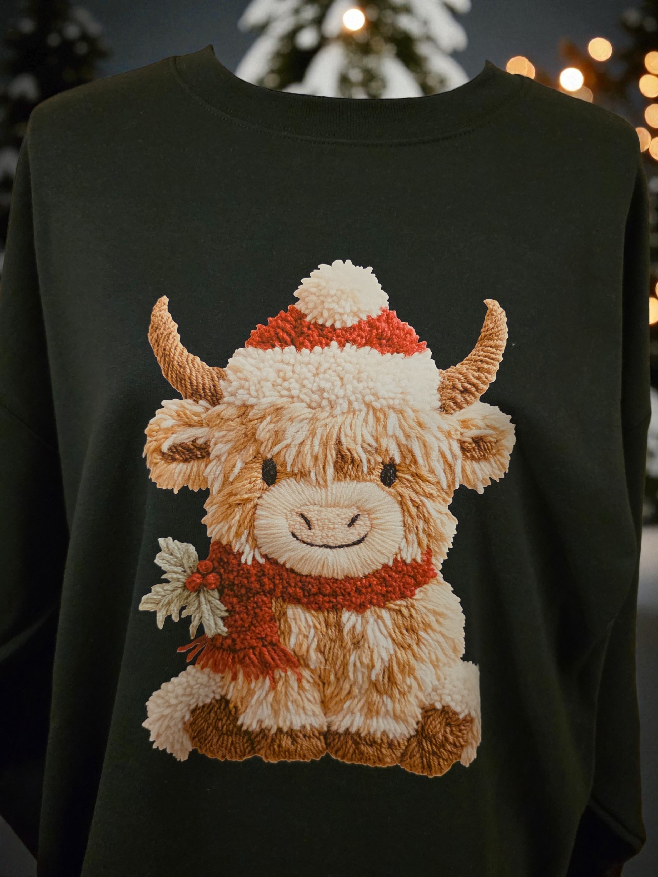 Highland Cow Santa